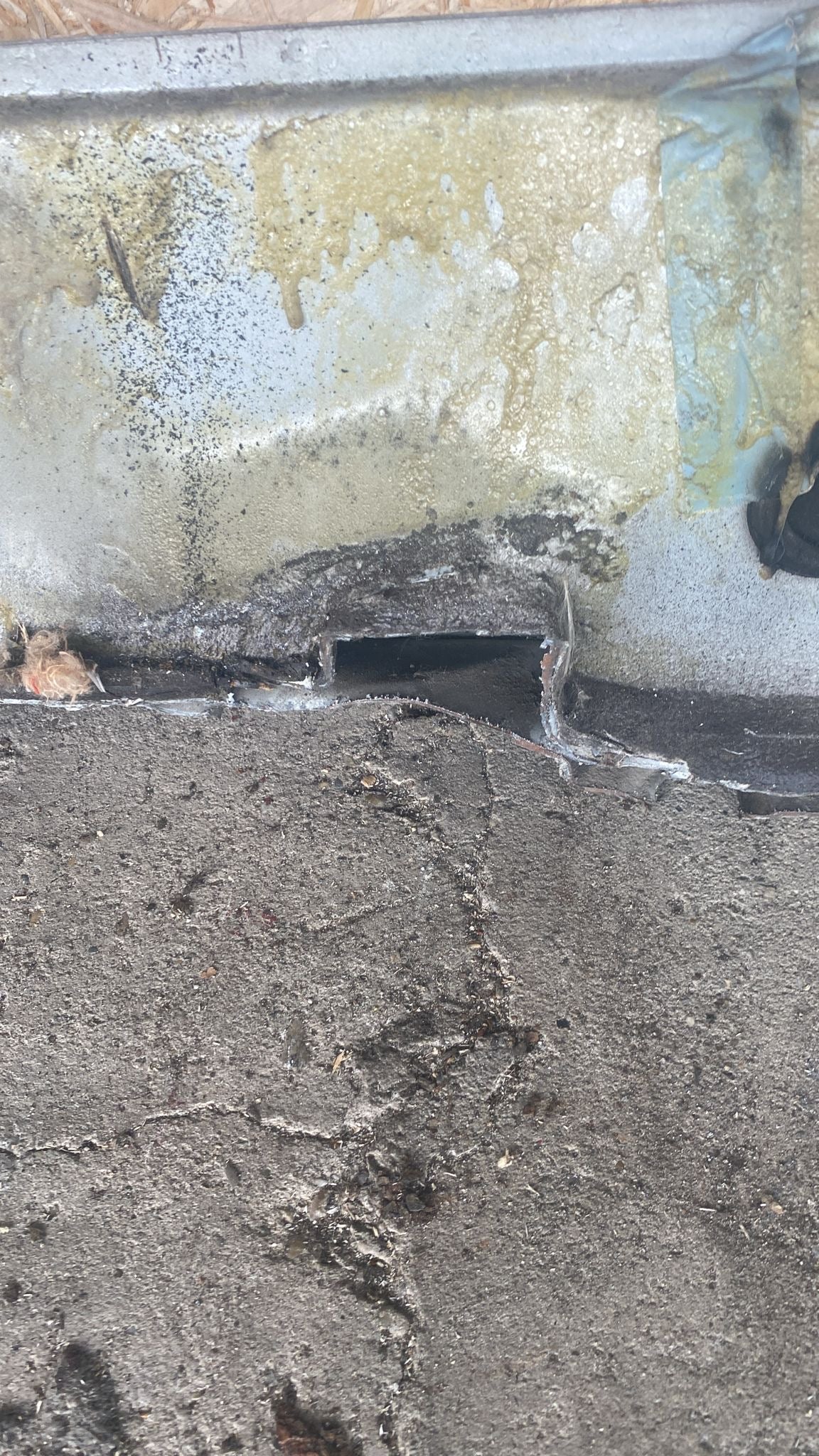 Porsche 944 right sill section cut 94450361200