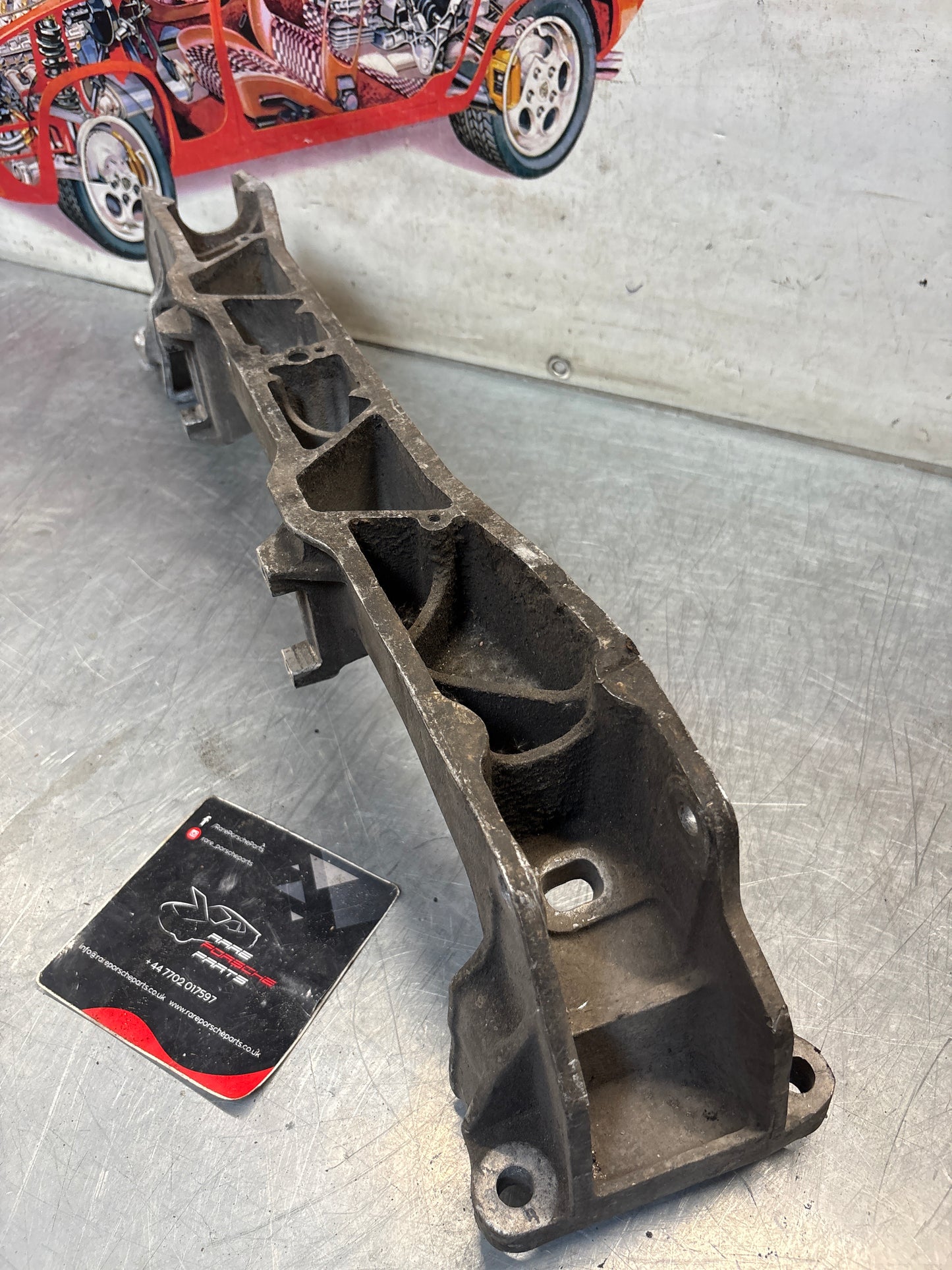 Porsche 944 Engine subframe bracket, used 94434110301