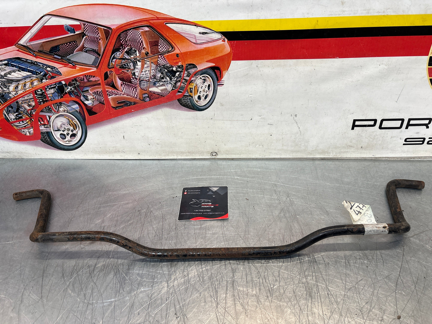 Porsche 924 Turbo front anti roll bar, 21mm used 477411309R