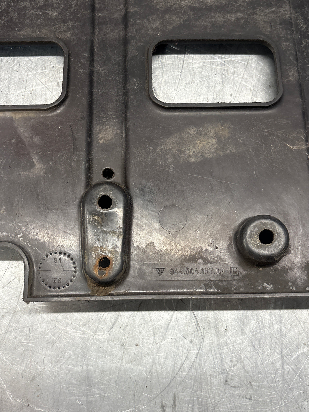 Porsche 944 Front under tray, protective plate 94450416703
