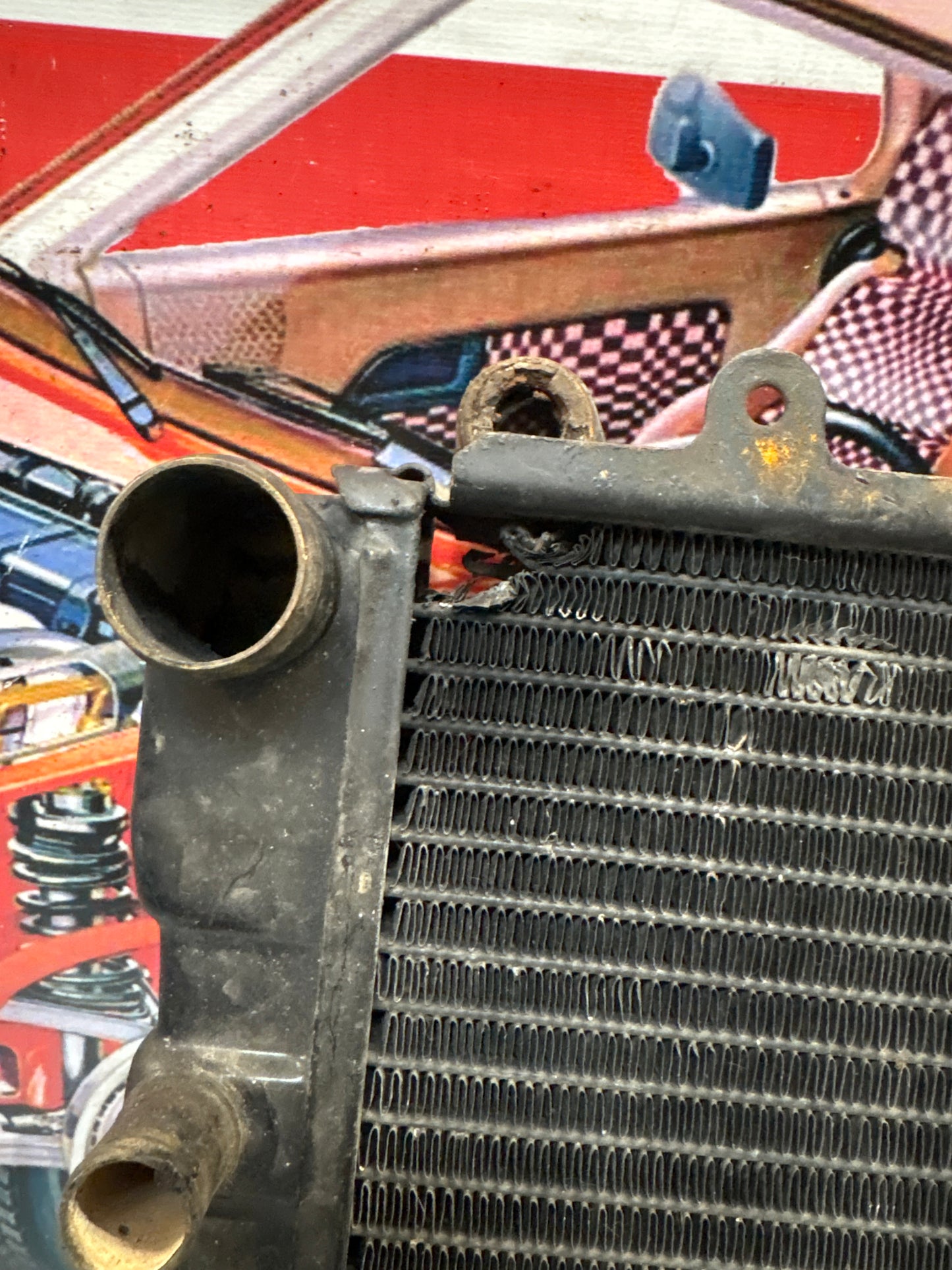 Porsche 924 radiator used 477121251A pressure tested