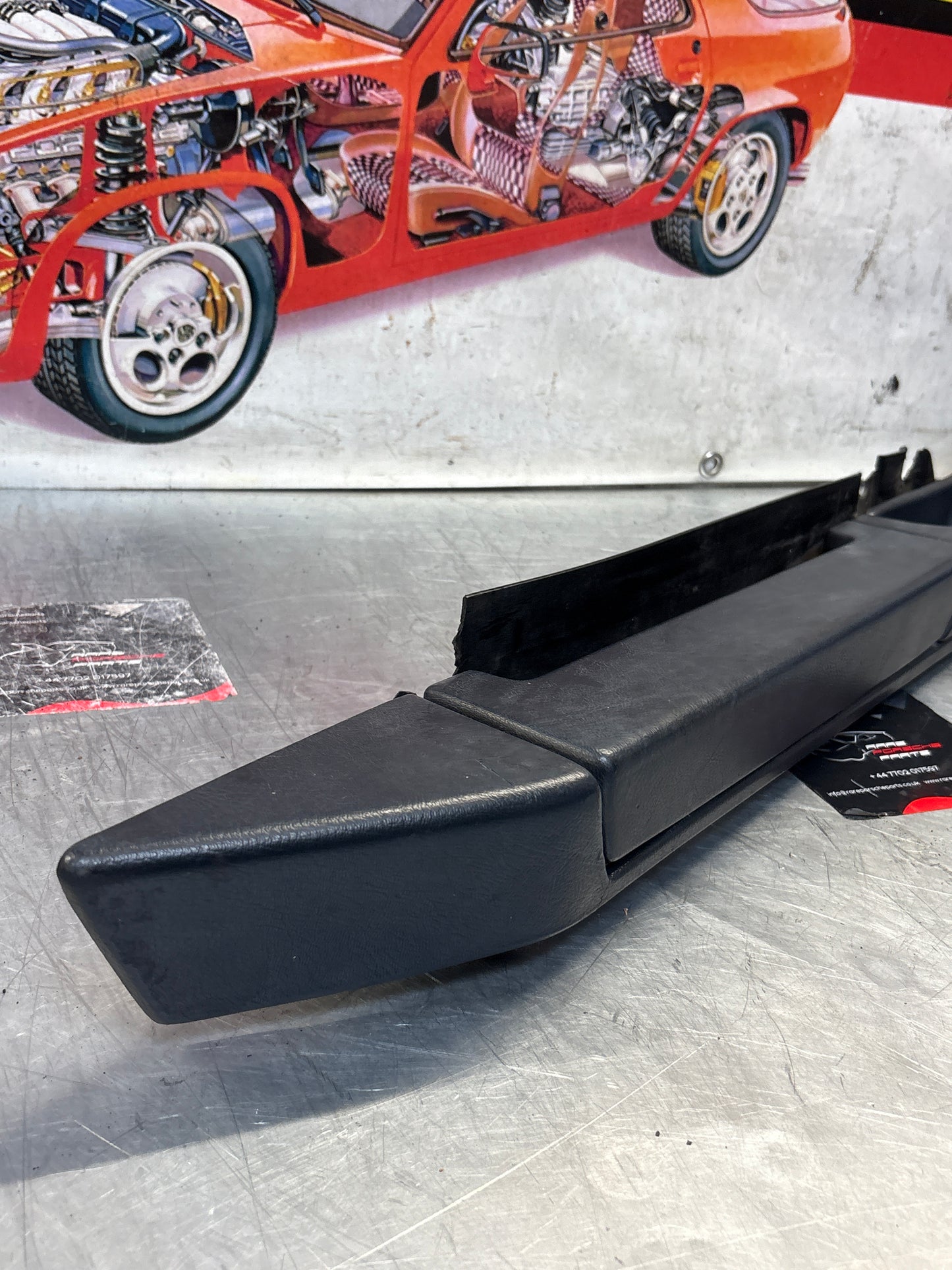 Porsche 928 blue door armrest, left, off side, 92855510103, used