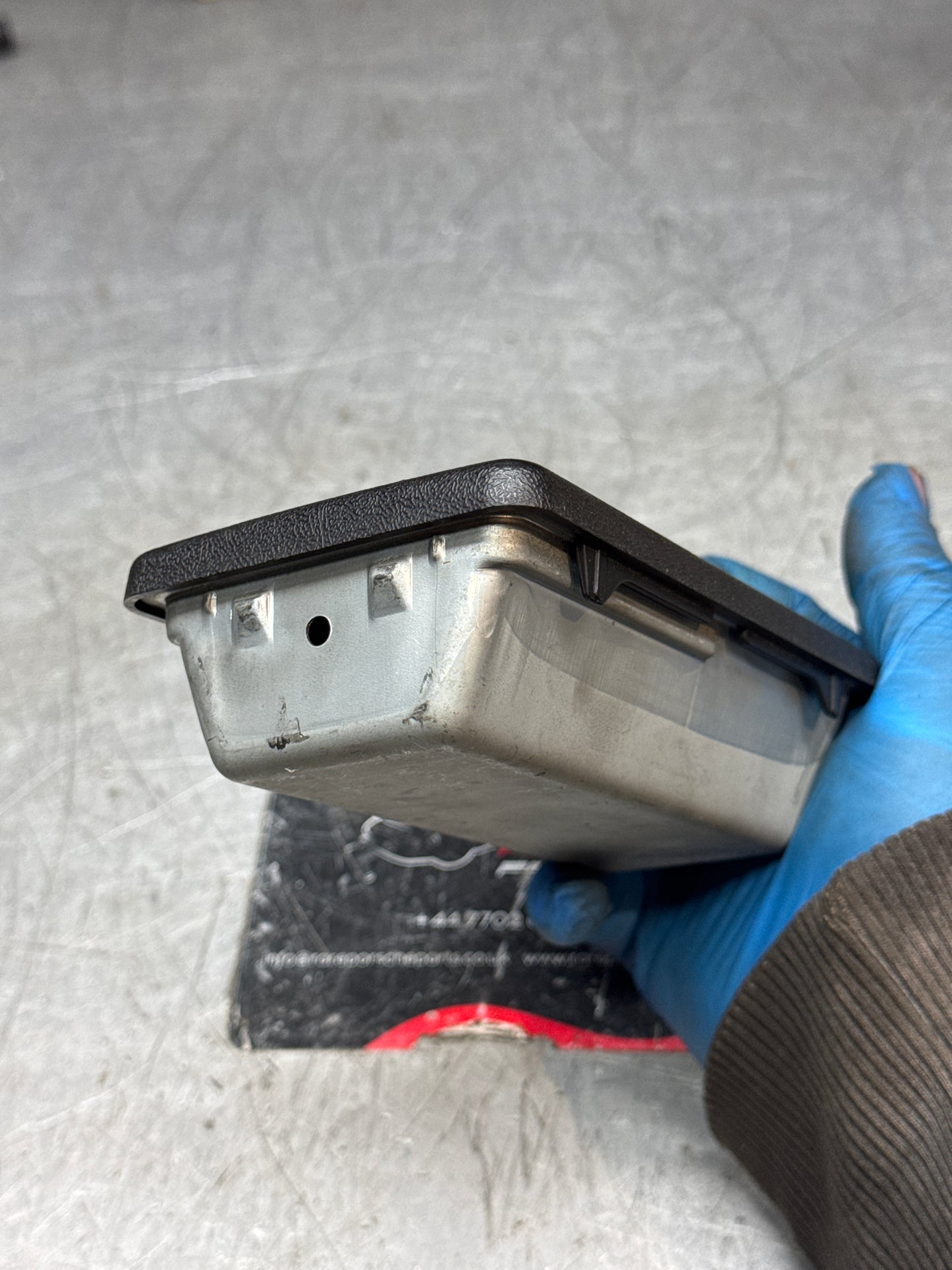 Porsche 924/944 black ashtray, 94455230500, used