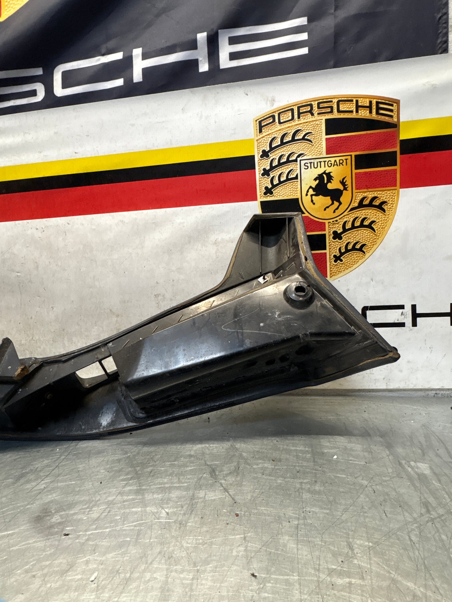 Porsche 928 blue door armrest, right, off side, 92855510203, used