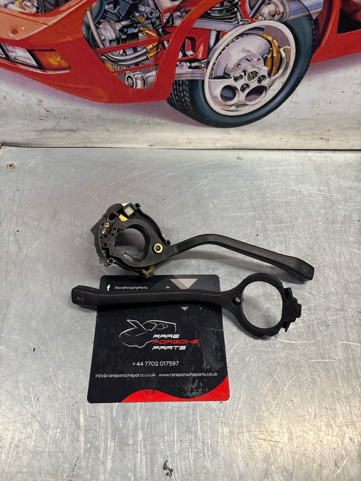 VW Golf II / Porsche 924/944 Indicator / Wiper Stalks, used 321953503F / 477953901