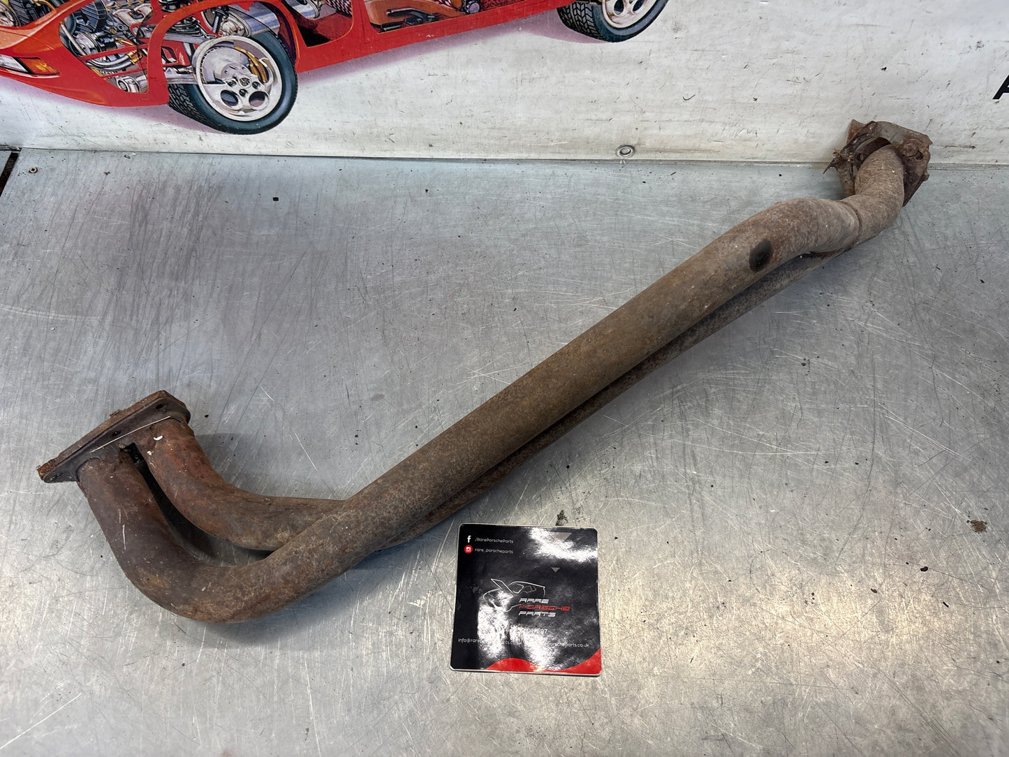 Porsche 924 exhaust pipe, used LHD only! 477253101H
