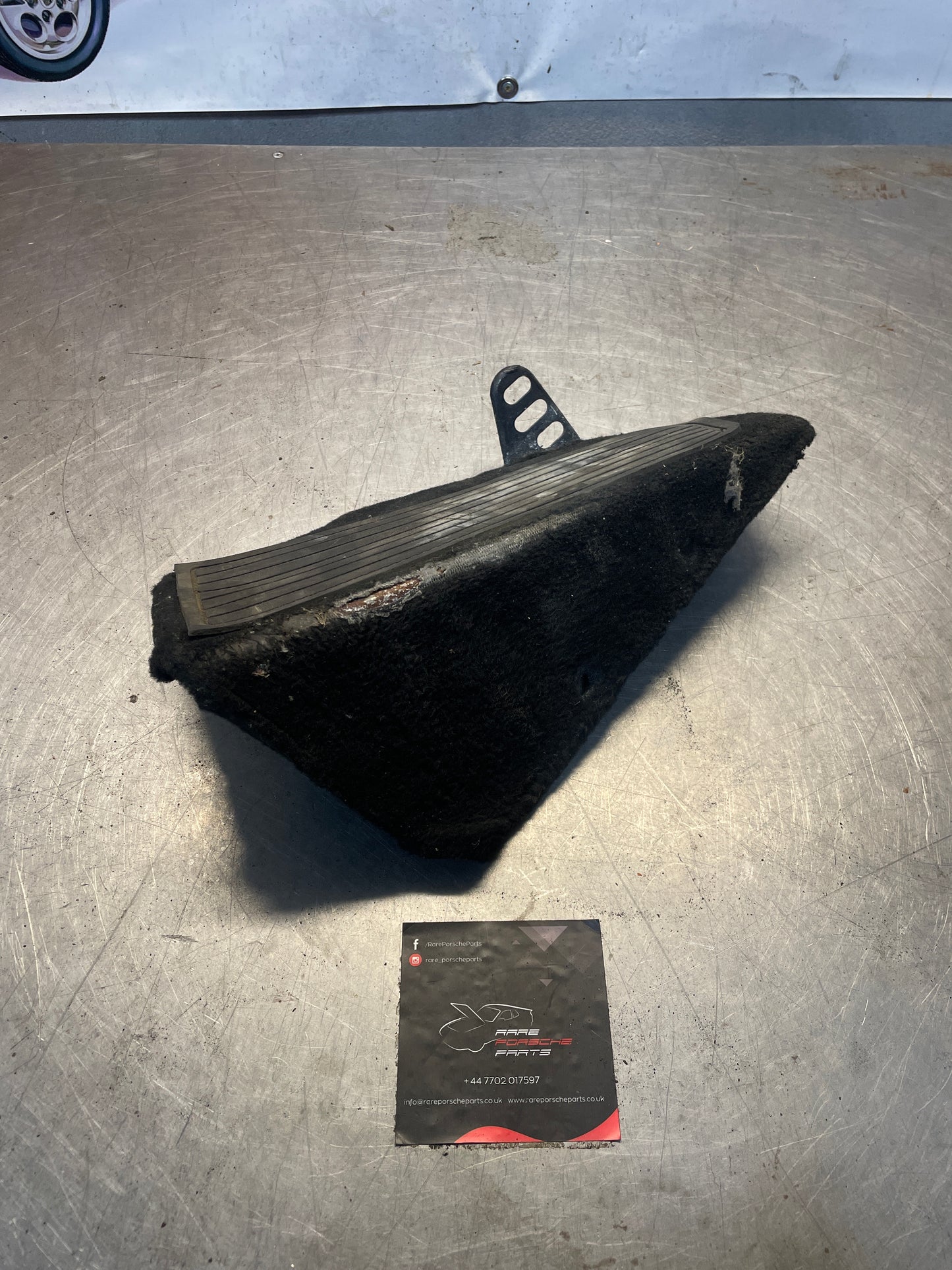 Porsche 928 black foot rest, used