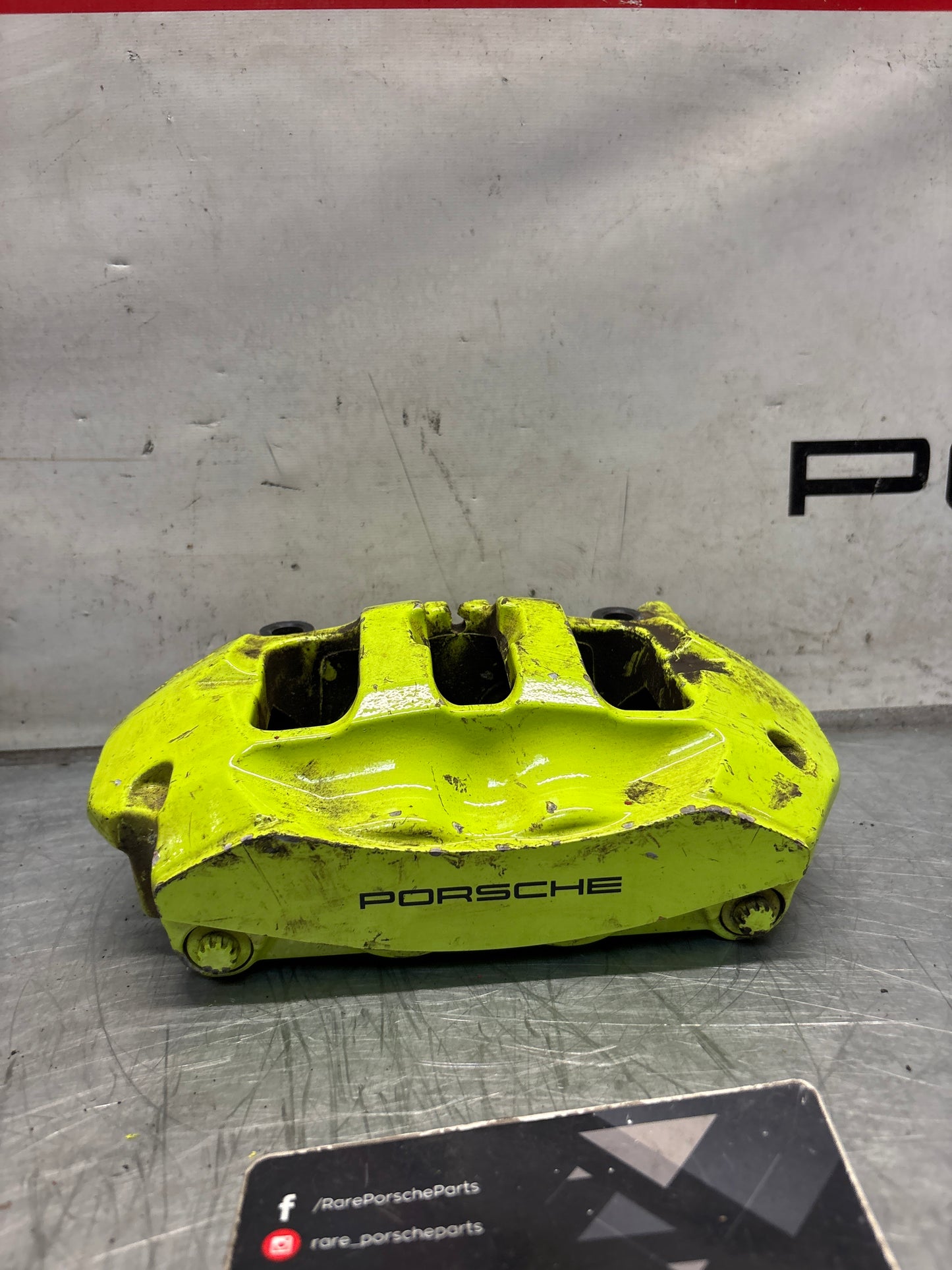 Porsche Cayenne rear passenger side brake caliper, used 7P0615424