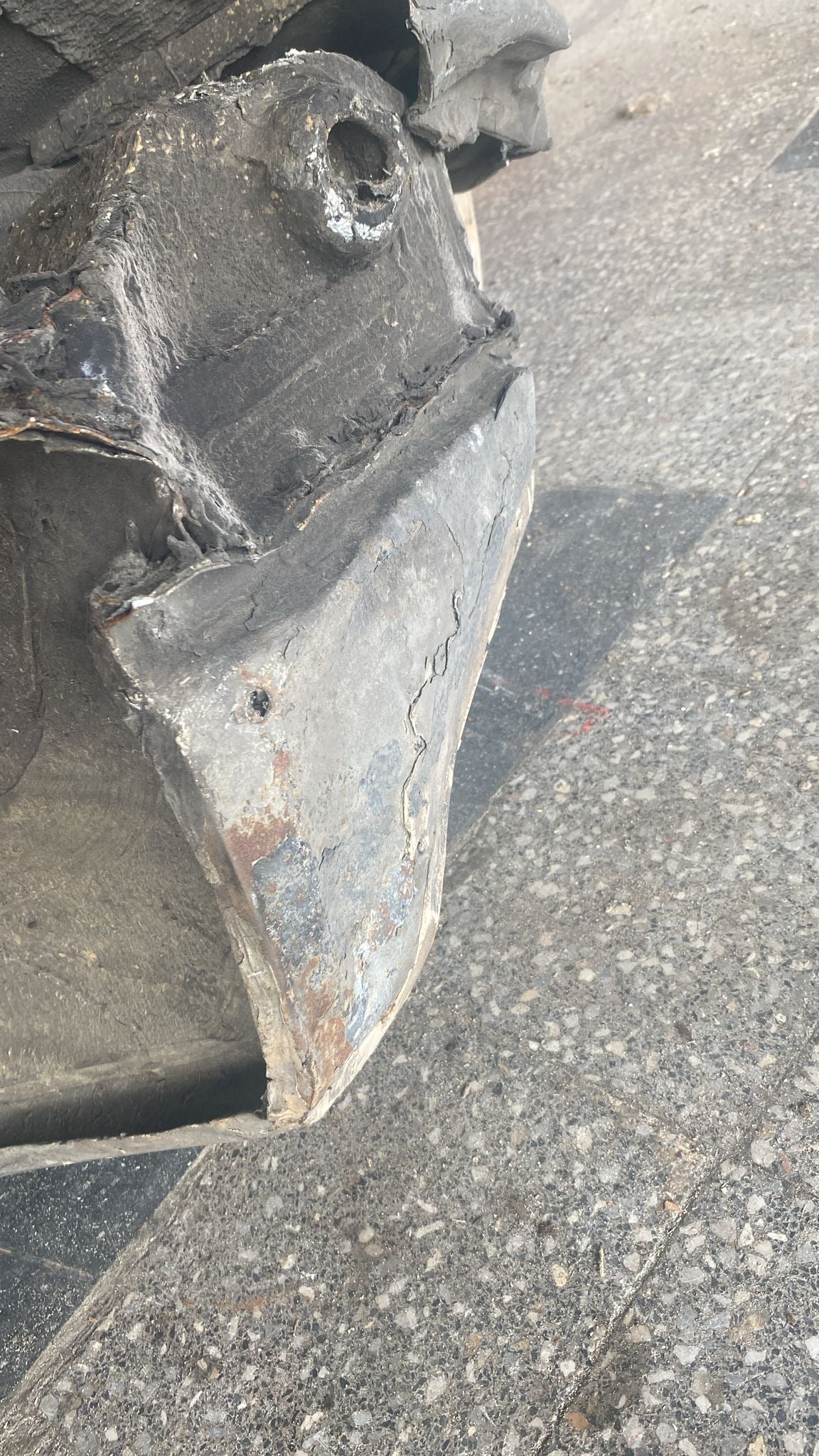 Porsche 944 Right side cut, rear fender 94450390403,