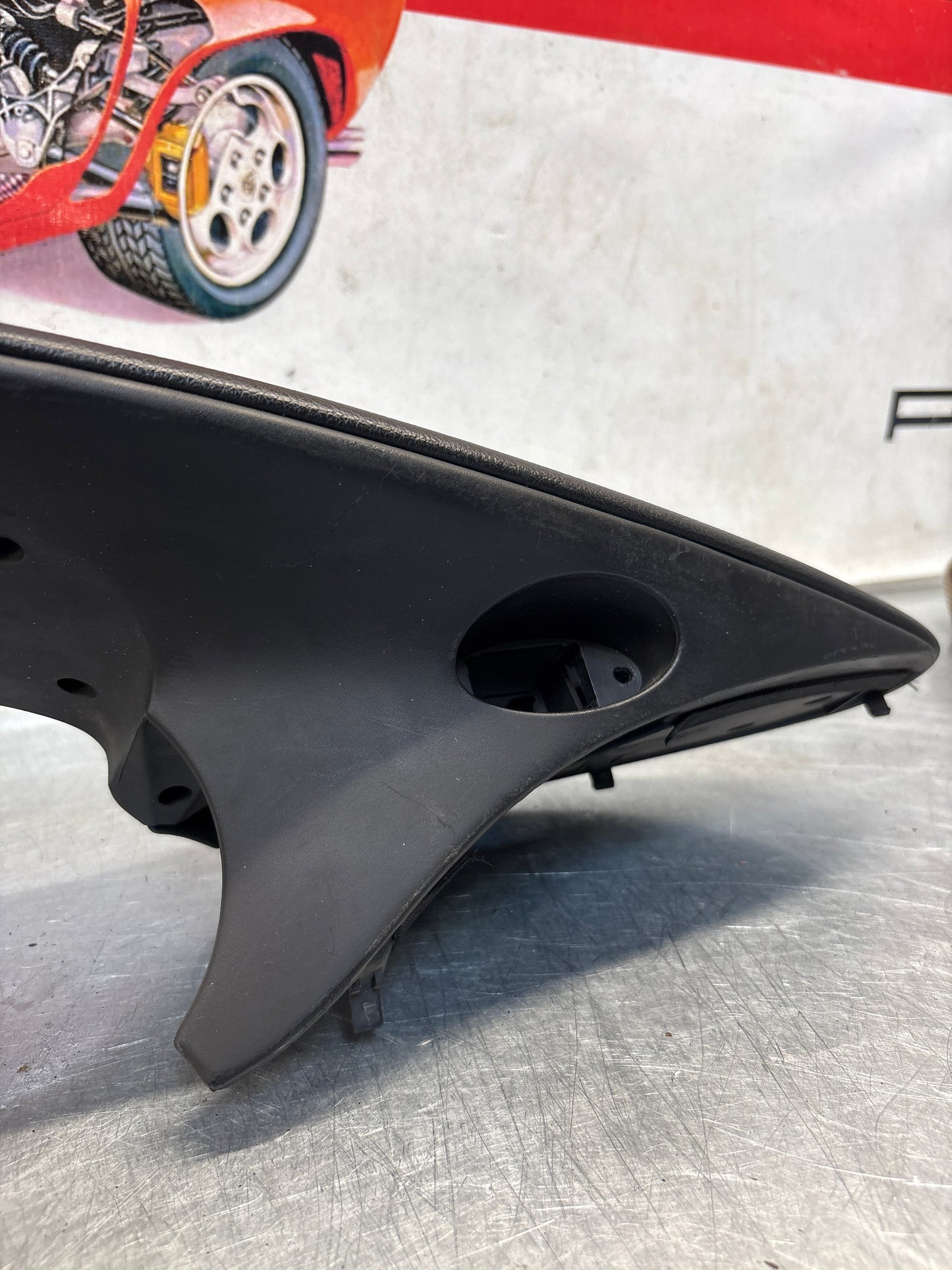 Porsche Boxster 986 dashboard cluster trim,black used 98655205500 / 98655205501