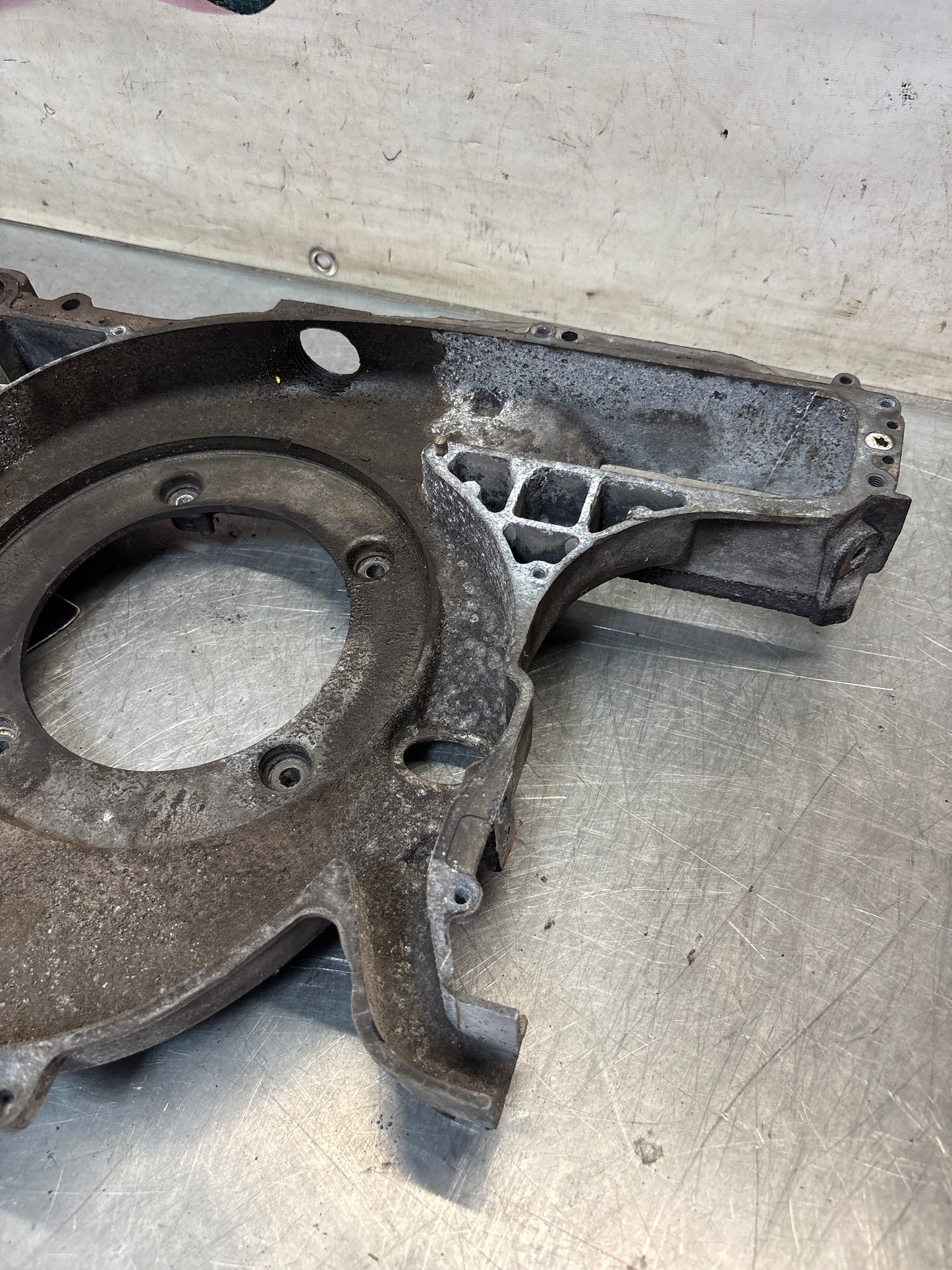 Porsche 914 engine cooling fan housing, used 021119215A