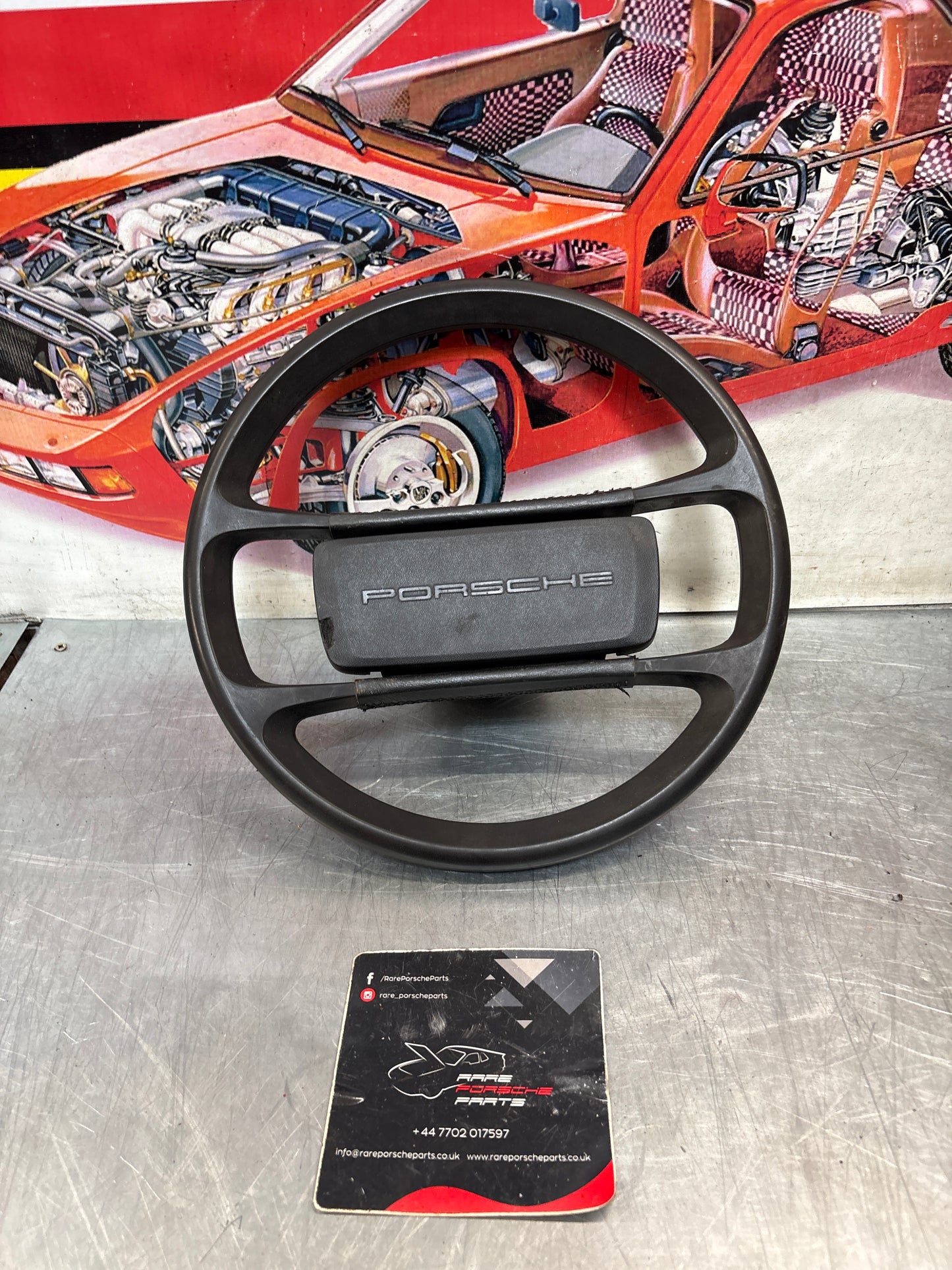 Porsche 944/924 Steering wheel, used 477419091G/H