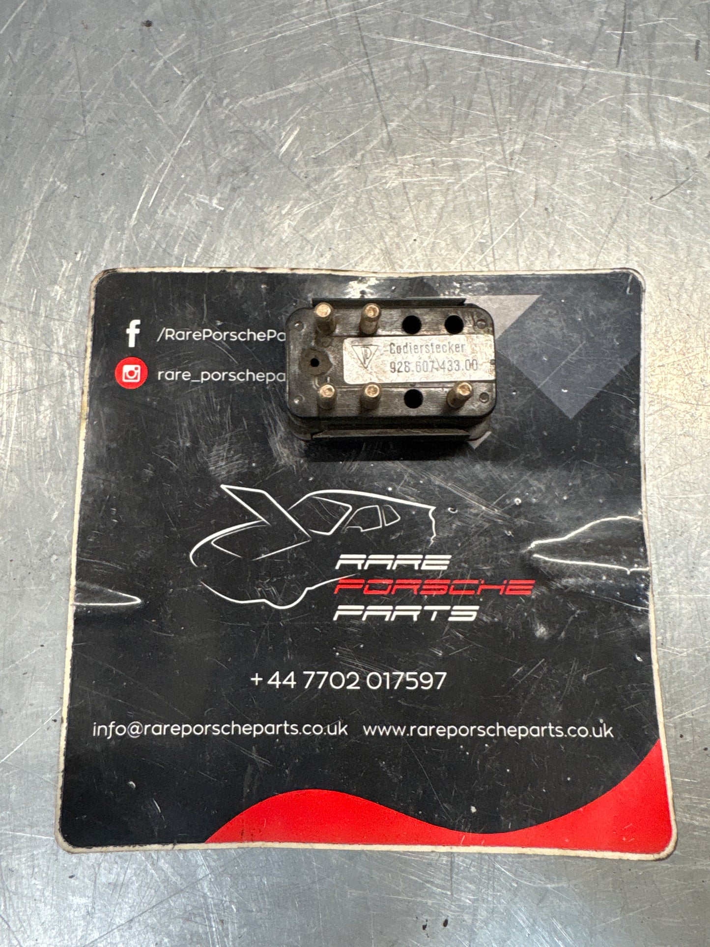 Porsche 928 coding plug, used 92860743300