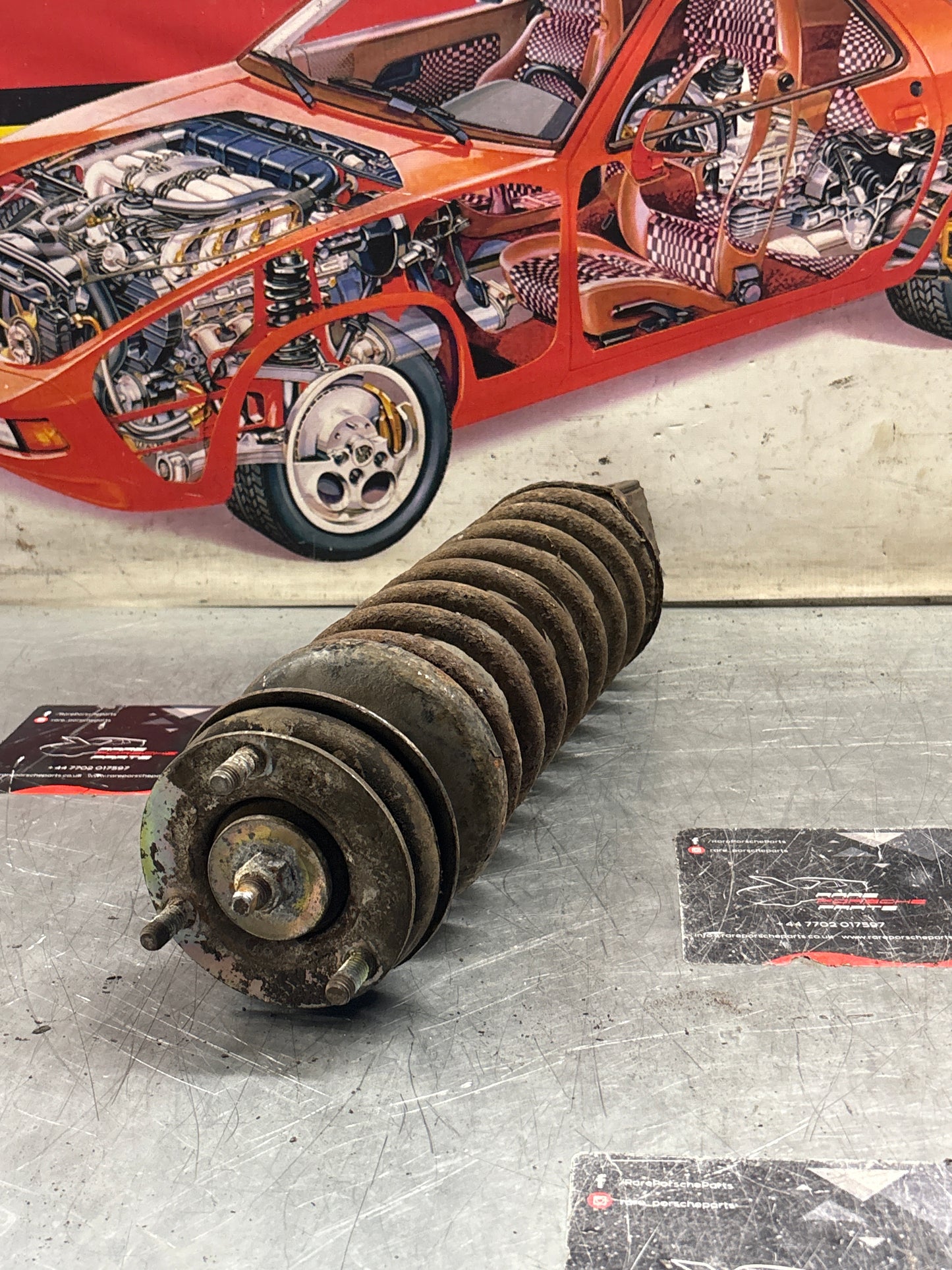 Porsche 928 rear shock absorber, used 92833305108