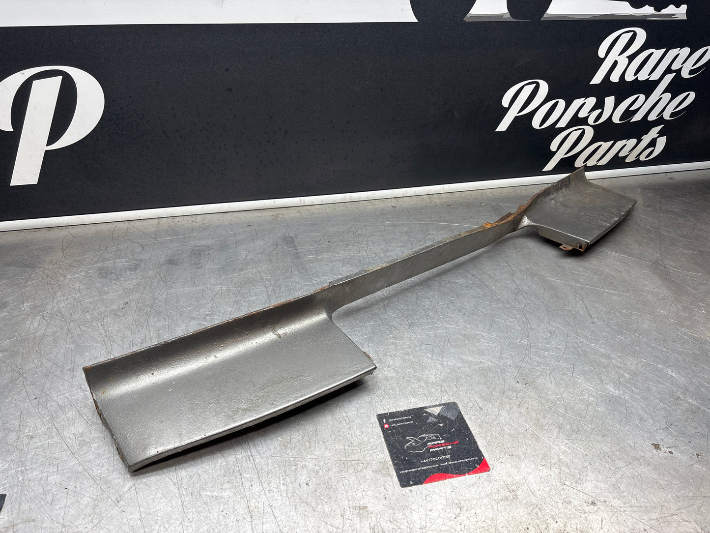 Porsche 924 Lower front valance, used, 94450303501 damaged