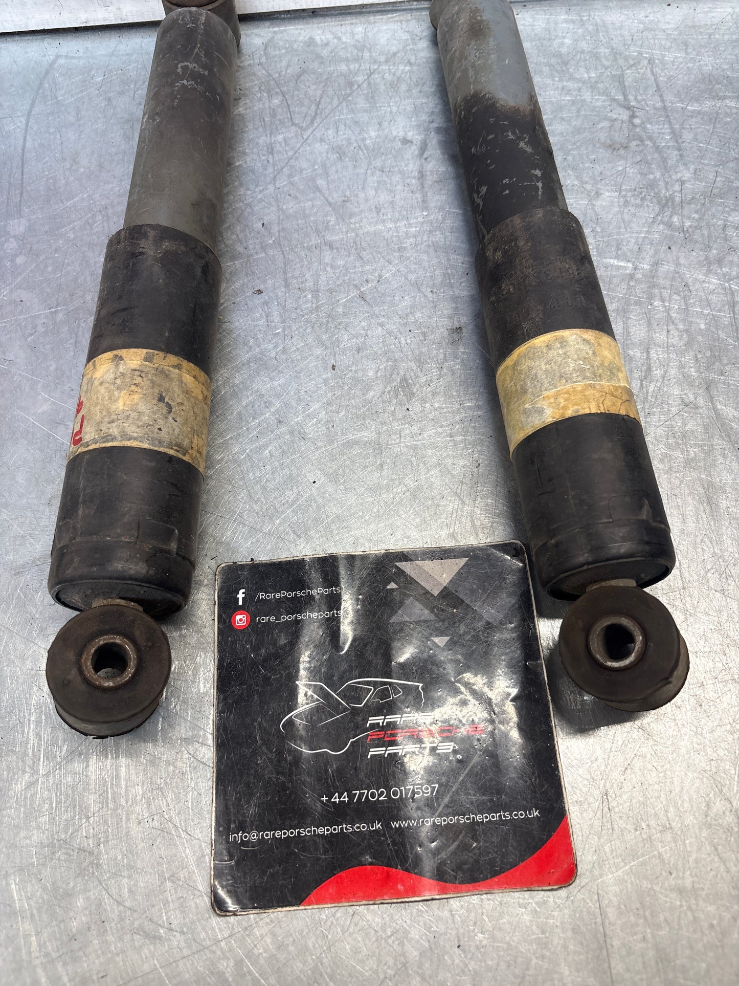 Porsche 944 86- pair of rear suspension shock absorbers, used 95133303206