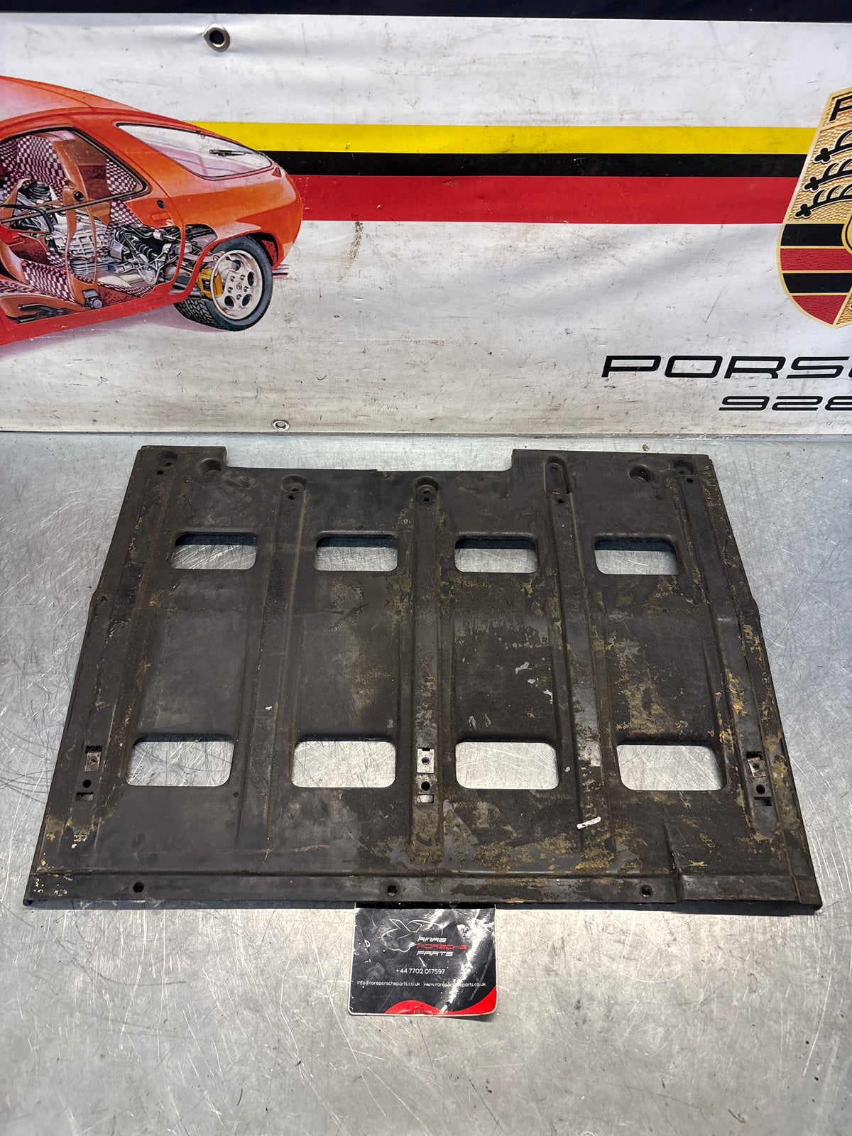 Porsche 944 Front under tray, protective plate 94450416700