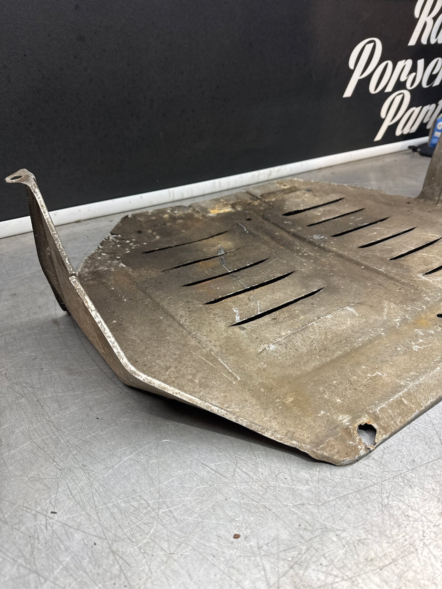 Porsche 944 engine tray / belly pan / undertray used. Aluminium. 94434116103