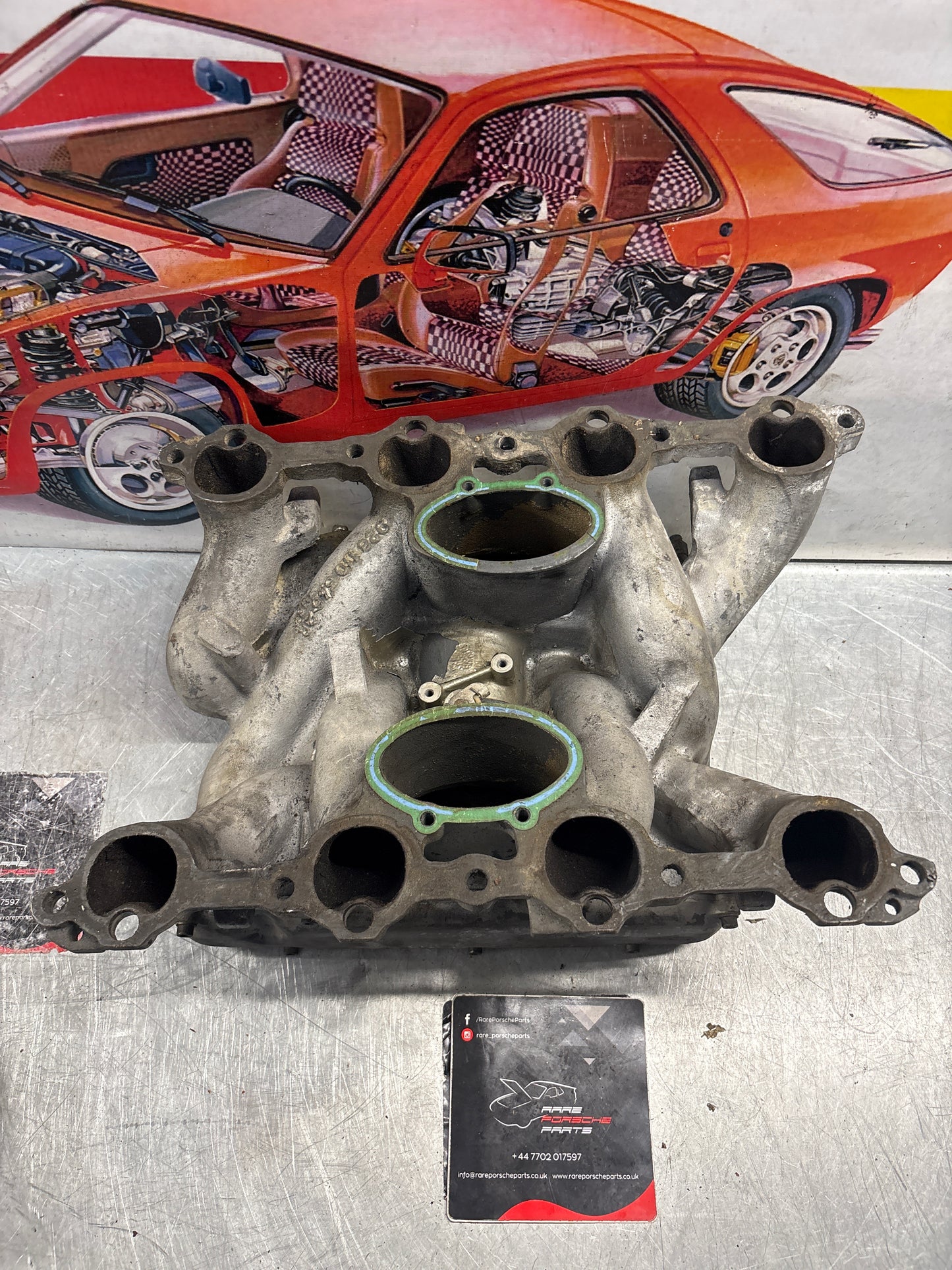 Porsche 928 S4 Intake manifold, used 9281105462R