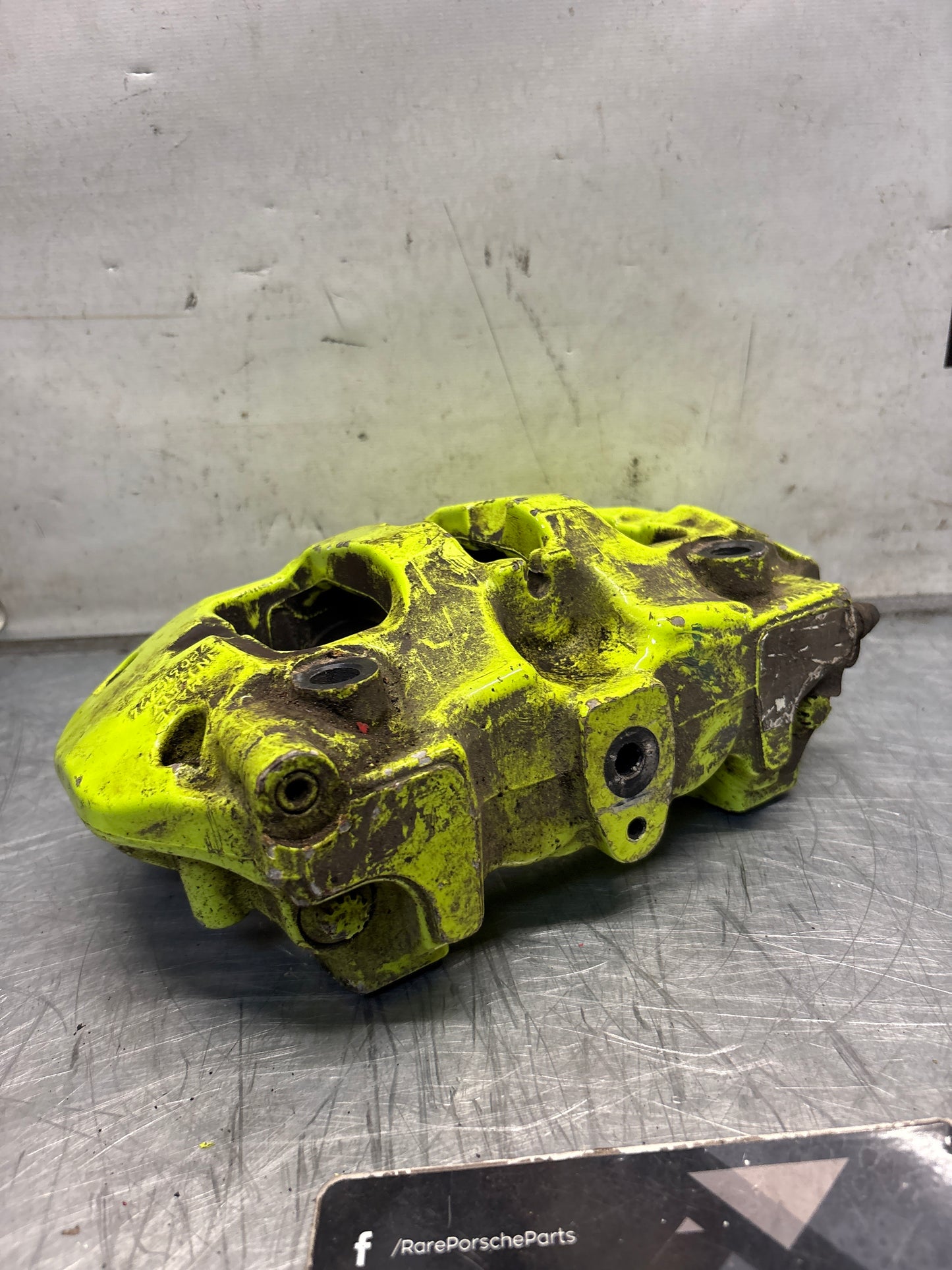 Porsche Cayenne rear passenger side brake caliper, used 7P0615424