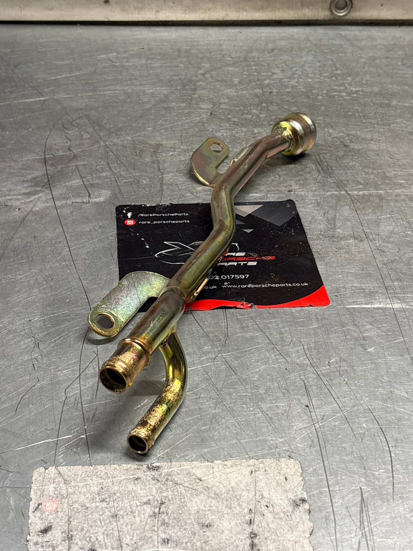 Porsche 924 Turbo water tube, used 93110605200