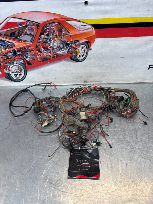 Porsche 924 76-79 LHD interior/dashboard wiring loom, for spares or repair 477971050DC