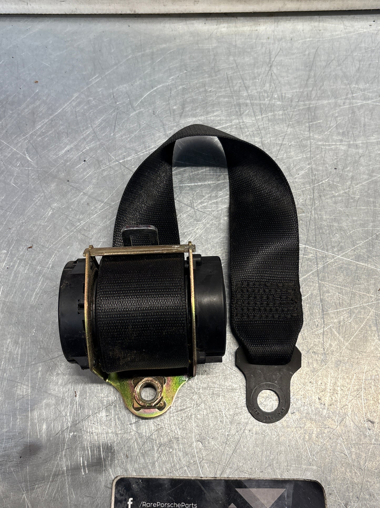 Porsche 911 996/997 rear left seatbelt, used 99680303507