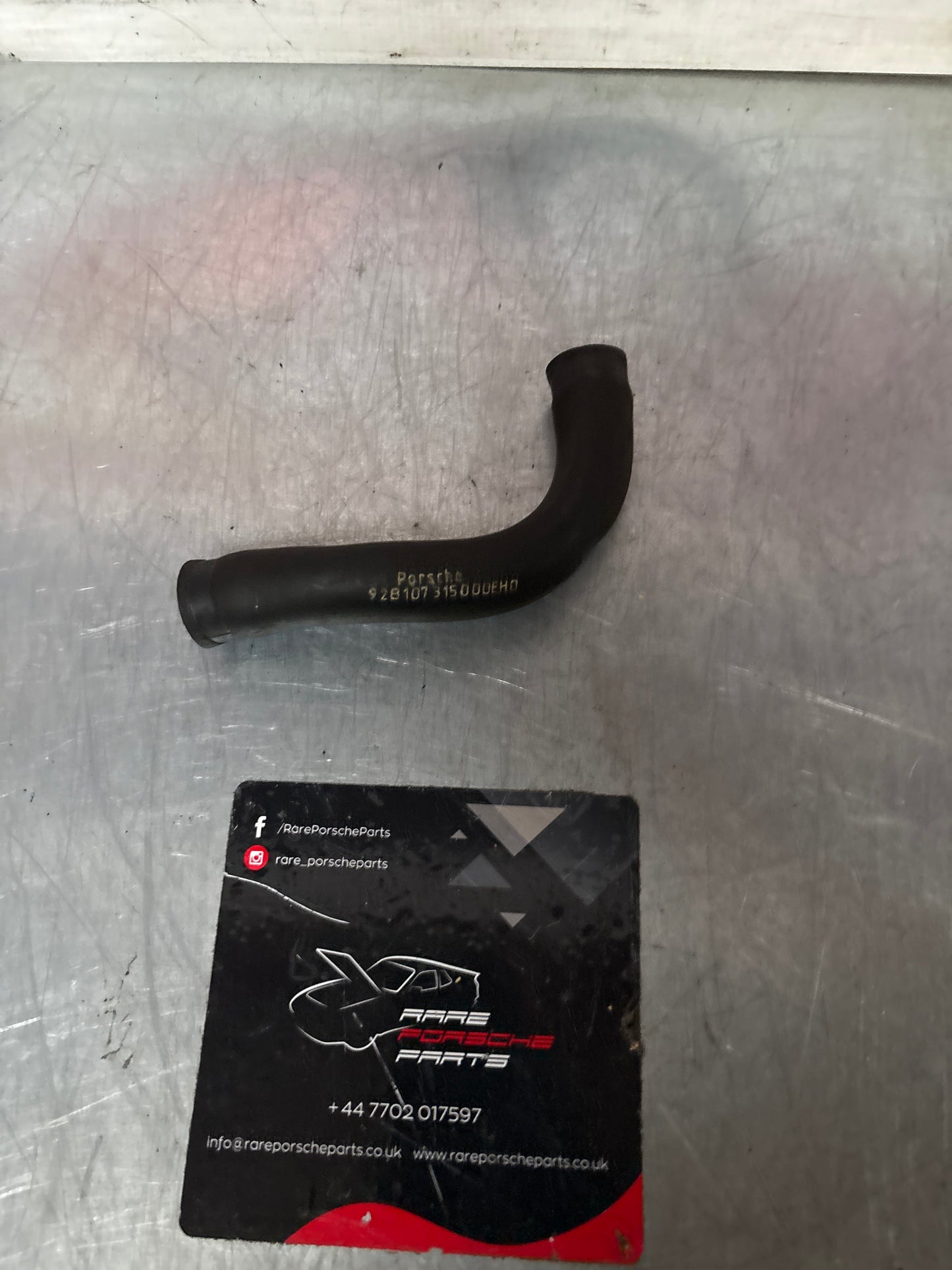 Porsche 928 oil separator hose, used 92810731500