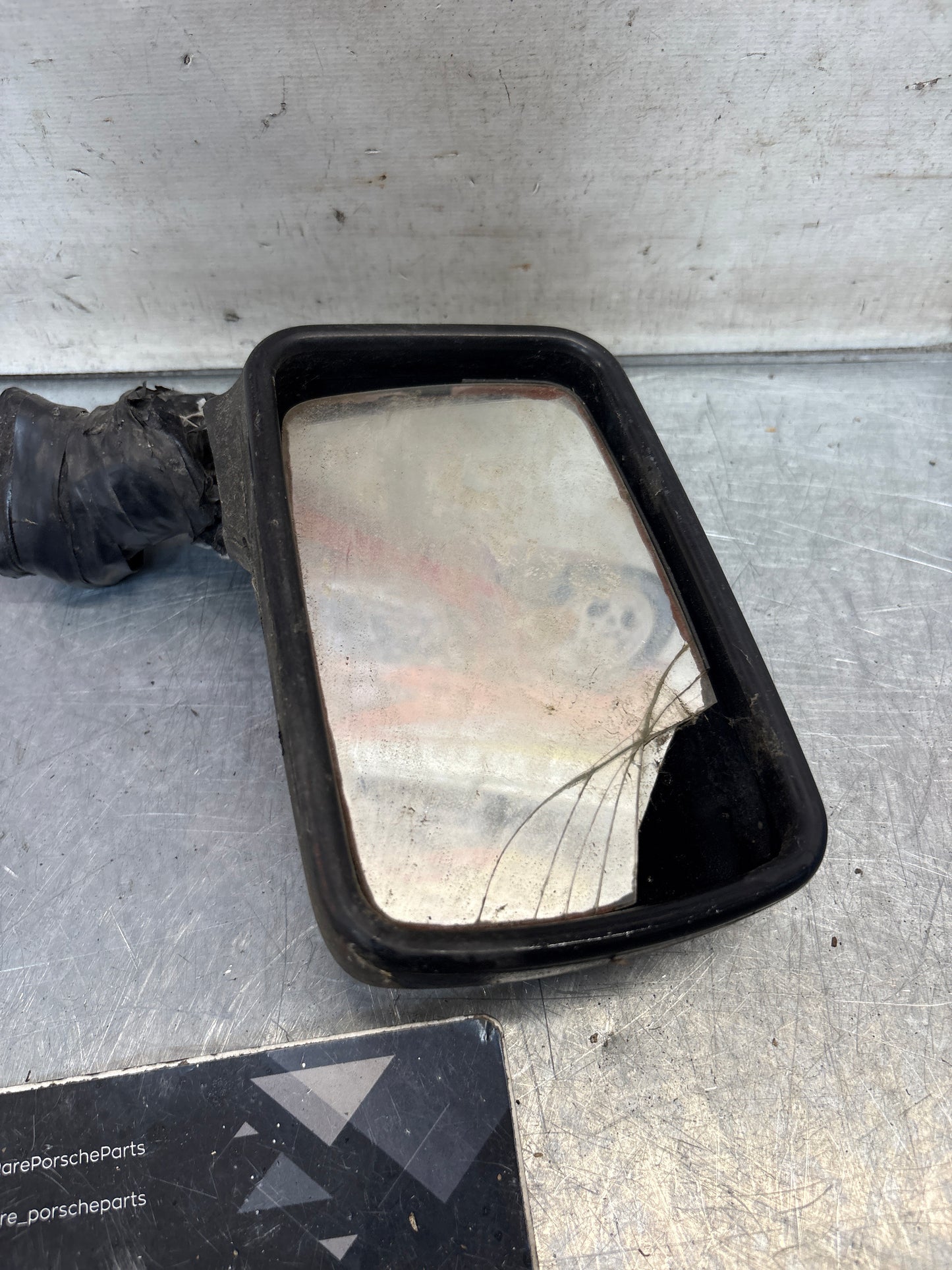 Porsche 924 early right side mirror, for spares or repair