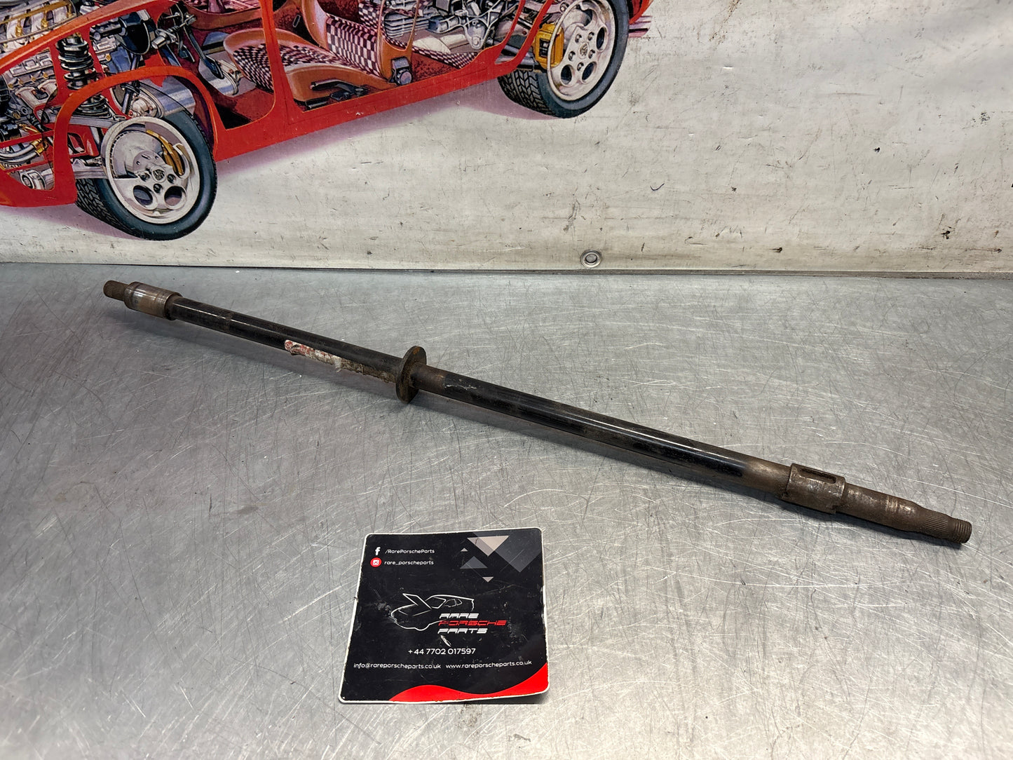Porsche 924 steering coloumn shaft, used 477419505J