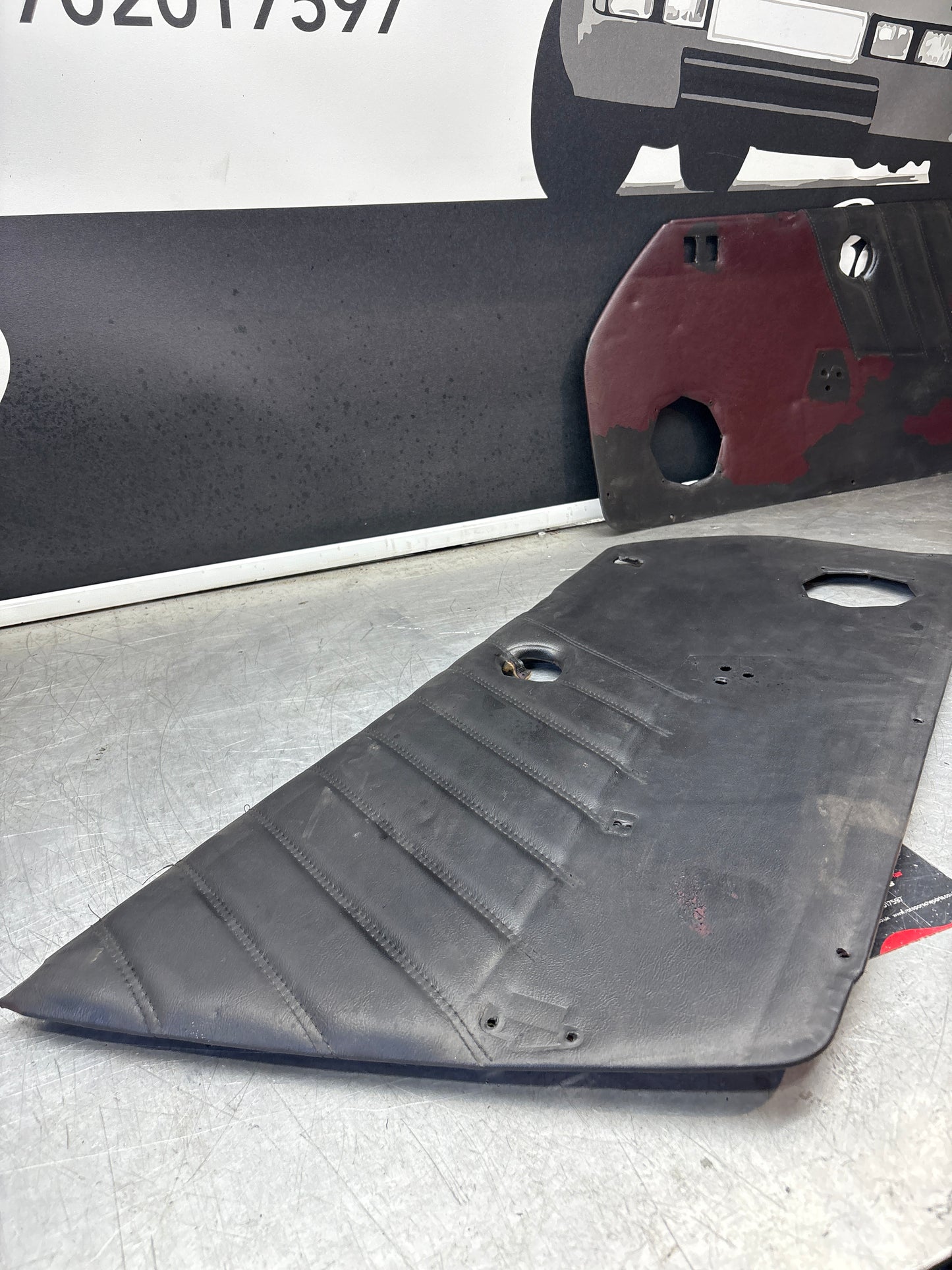 Porsche 911 964 pair of door cards, spares or repair