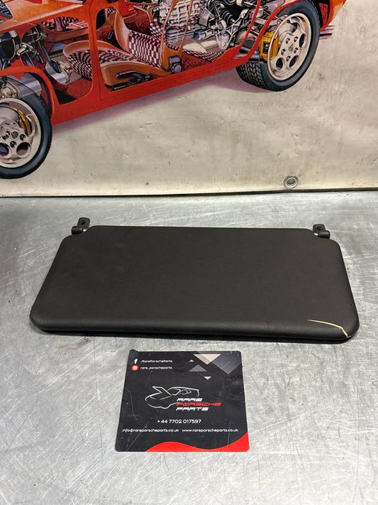 Porsche 928 L+R rear sunvisor, black, used 92873103504