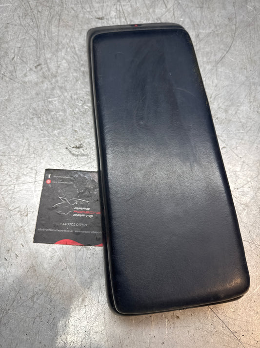 Porsche 928 92755572903 Central armrest cassette compartment black, used RHD