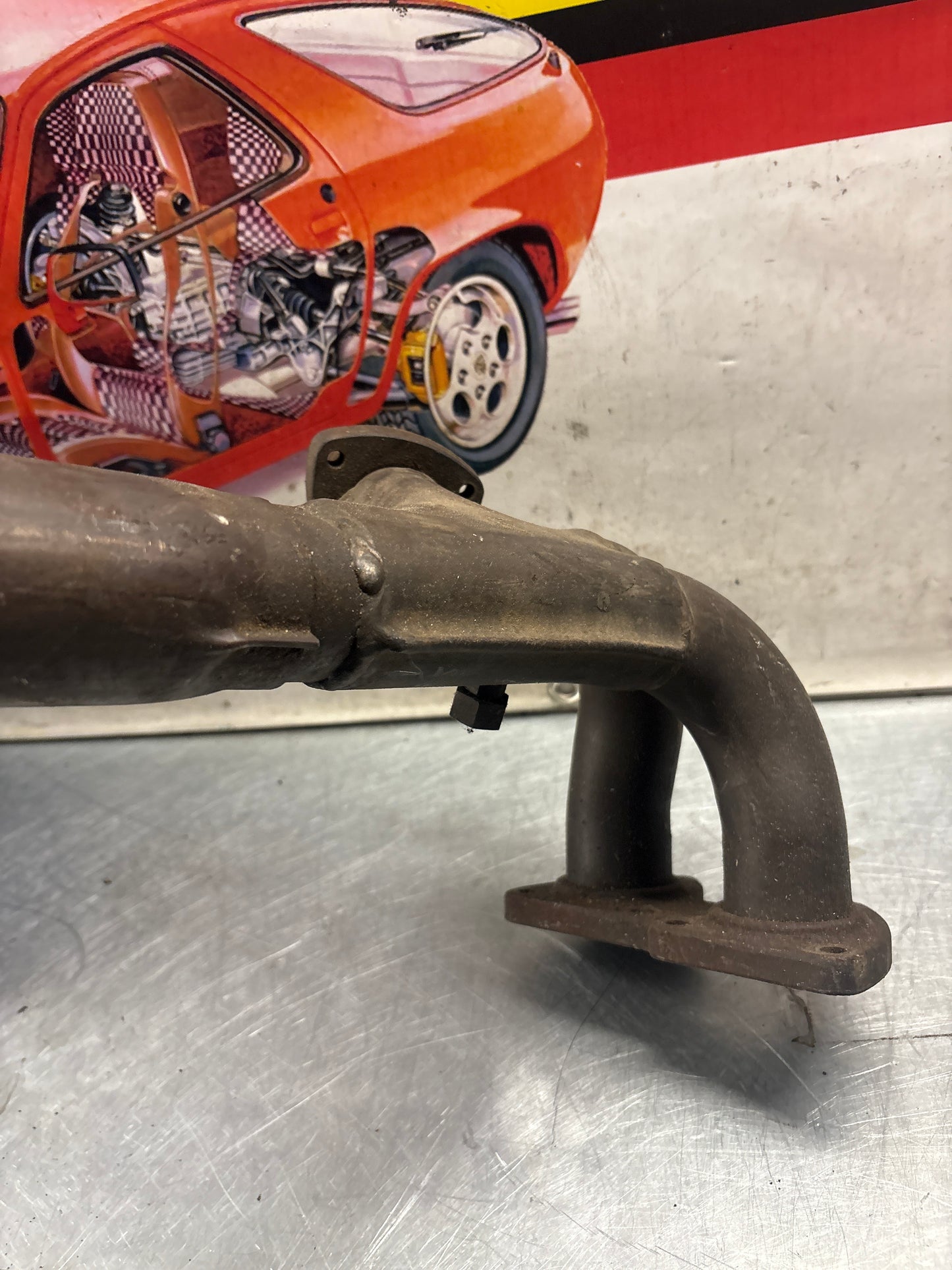Porsche 944 Turbo exhaust cross over pipe 95111109615 used