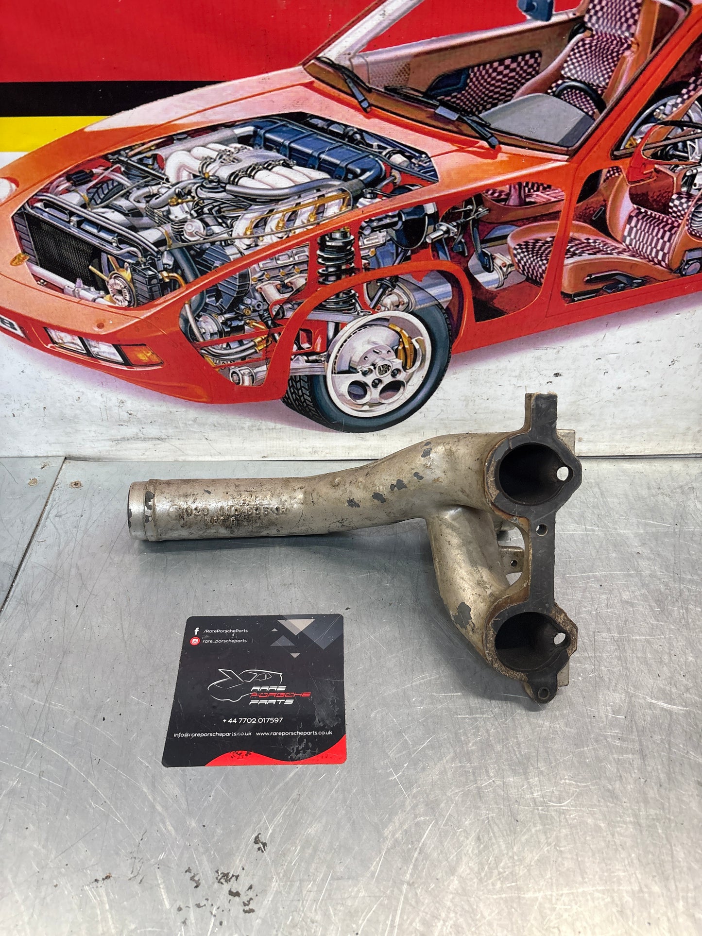 Porsche 928 Intake manifold pipe, used 9281106351R