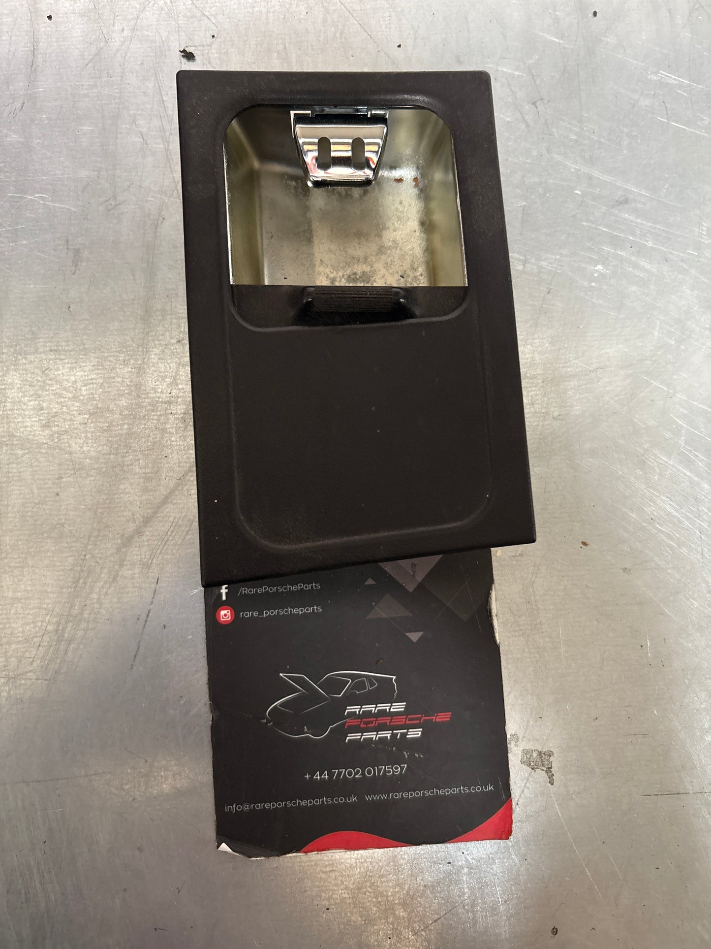 Porsche 944 Ashtray Black 85.5- 94455217102, used