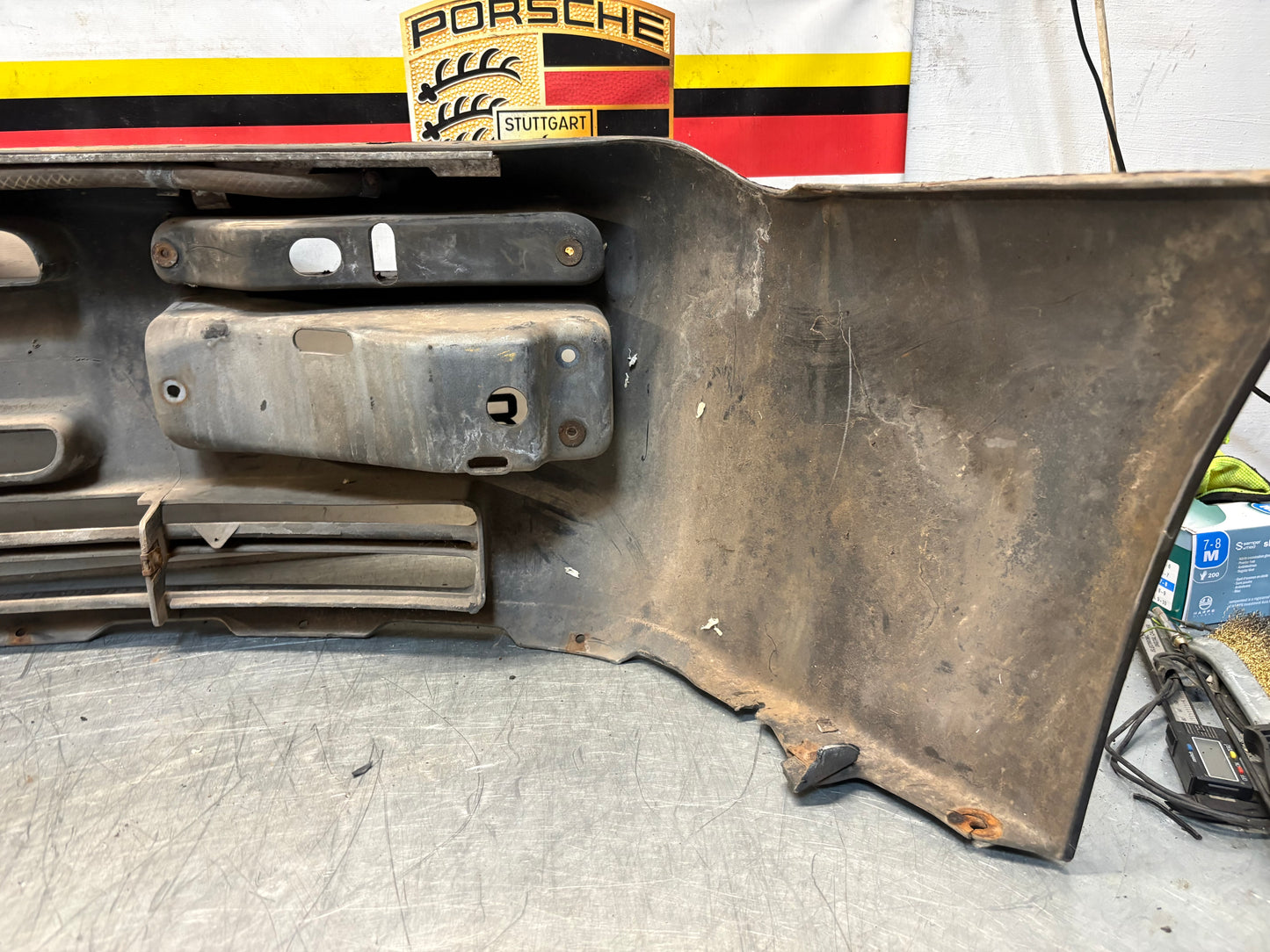 Porsche 944 S2 / Late turbo front bumper, used condition 95150537100