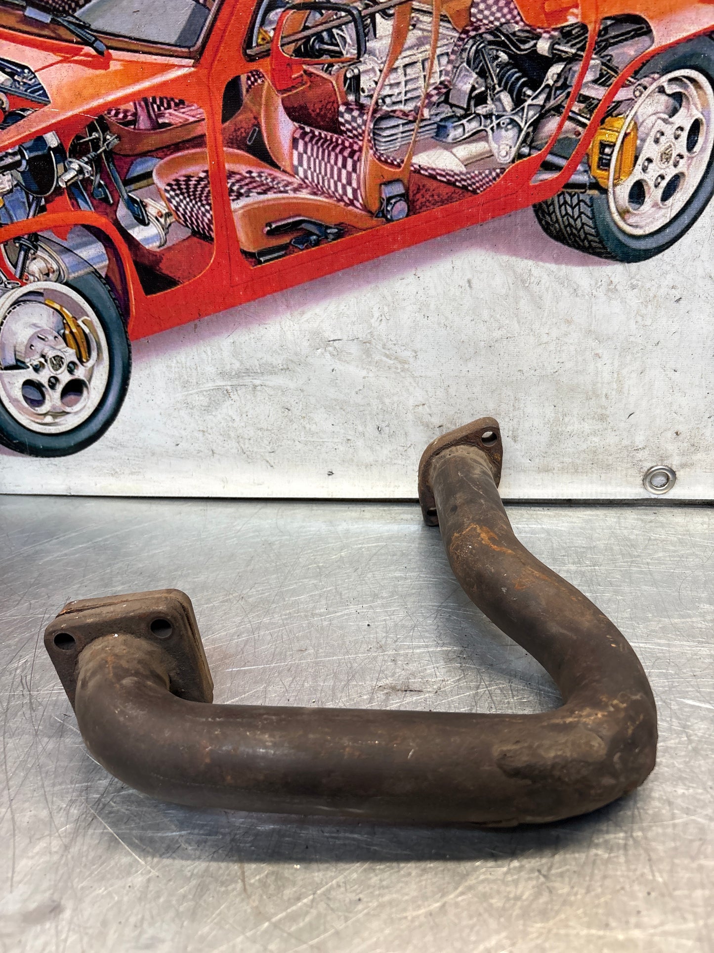 Porsche 924 Turbo wastegate pipe 93112303304 for spares or repair