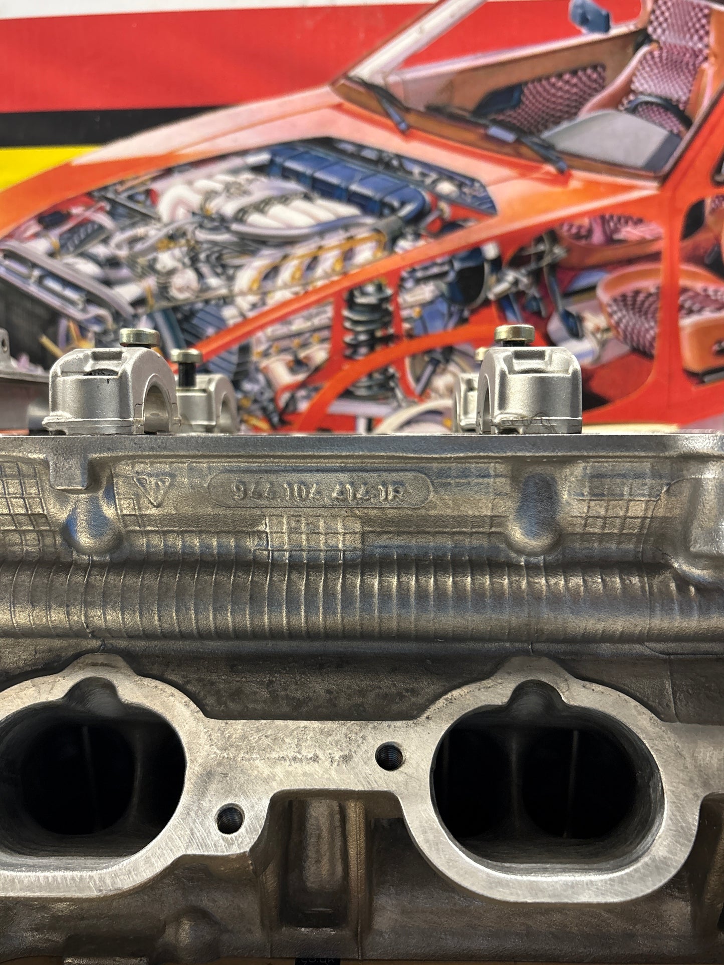 Porsche 968 Cylinder Head, refurbished 9441044141R
