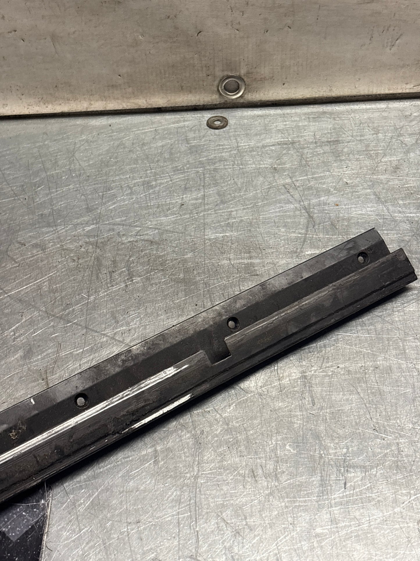 Porsche 928 left sunroof guide rail, used 92856401641