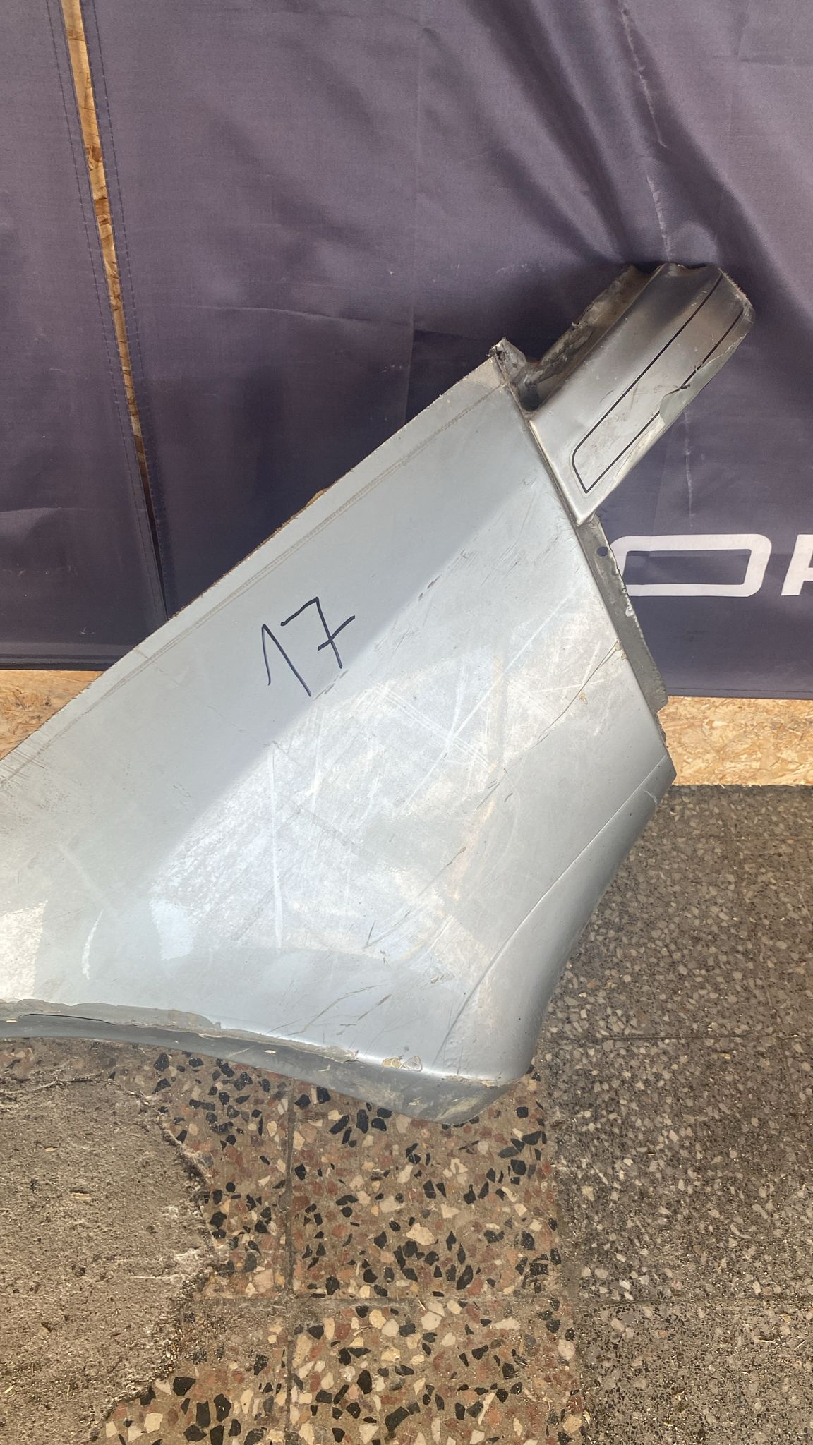 Porsche 944 left side cut, rear fender 94450390303,