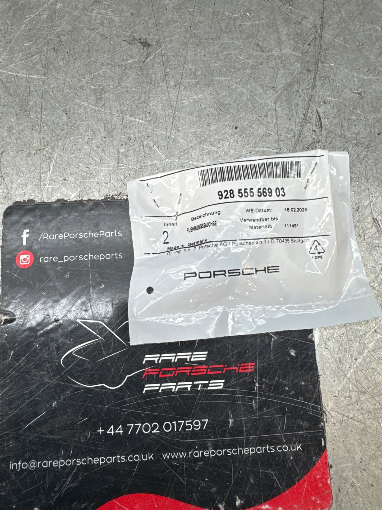 Porsche 928 guide bush 92855556903