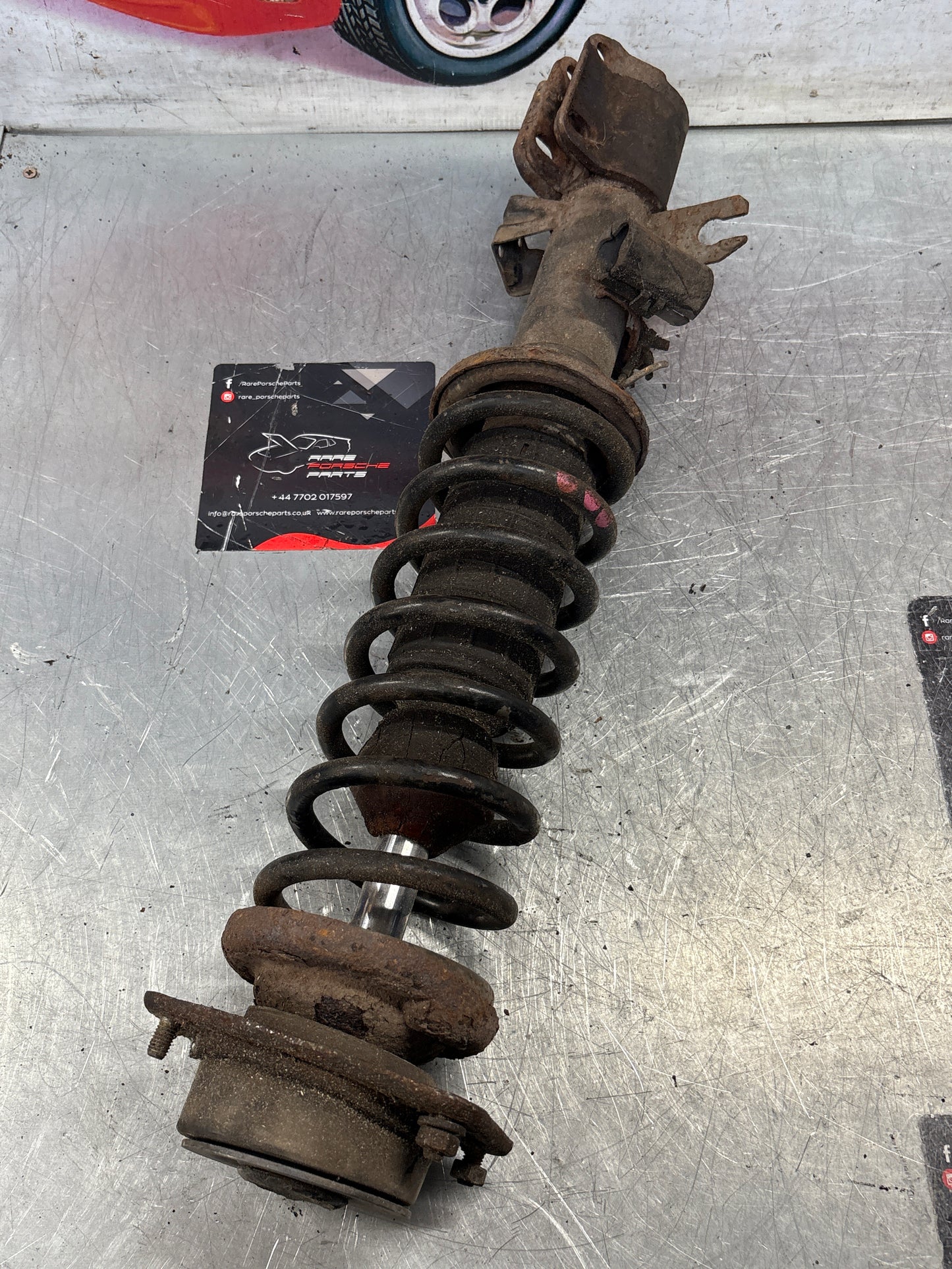Porsche 944 S2 front shock absorber, used 95134303205