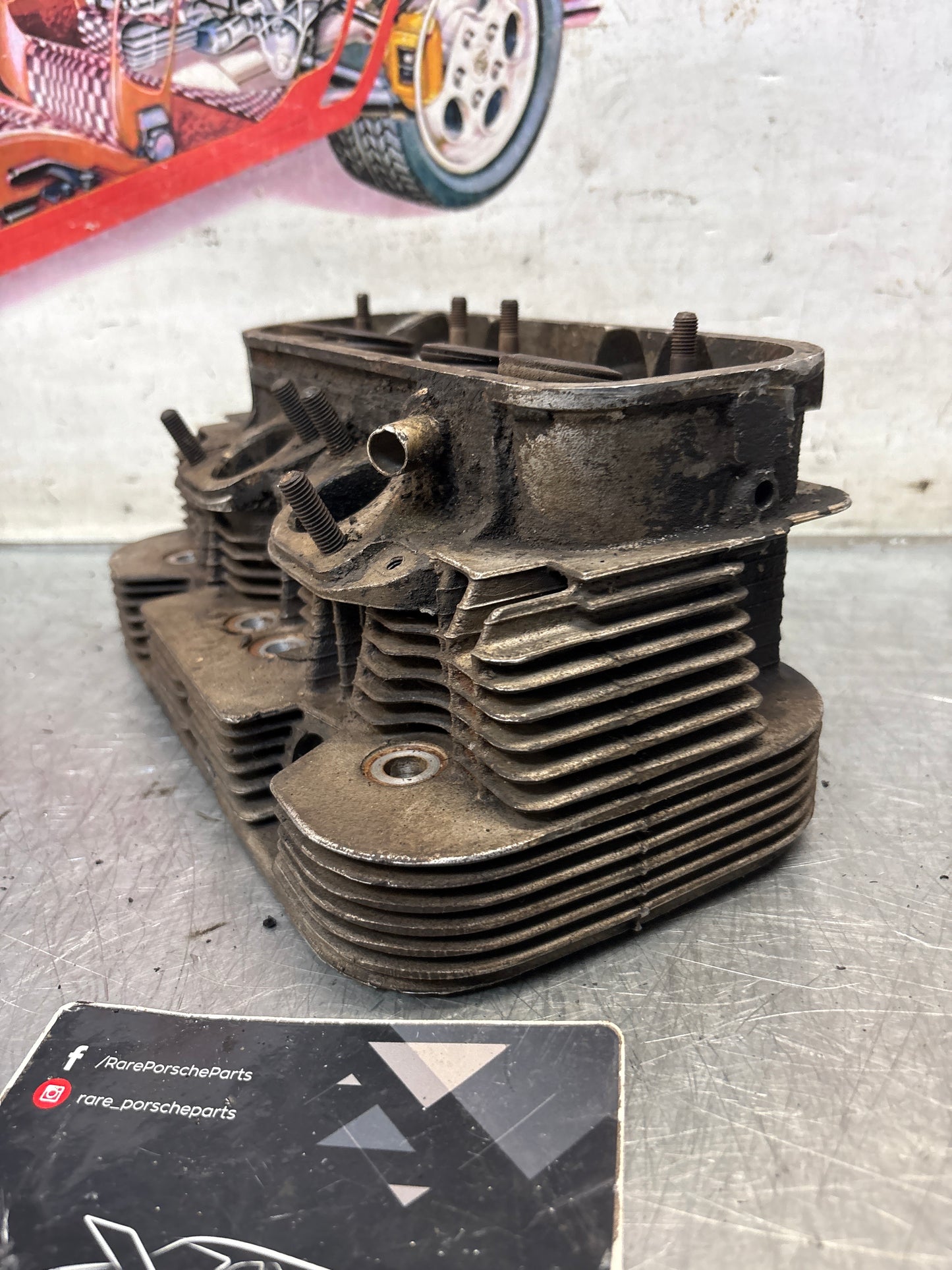 Porsche 914, cylinder head, right side, used 021101371Q