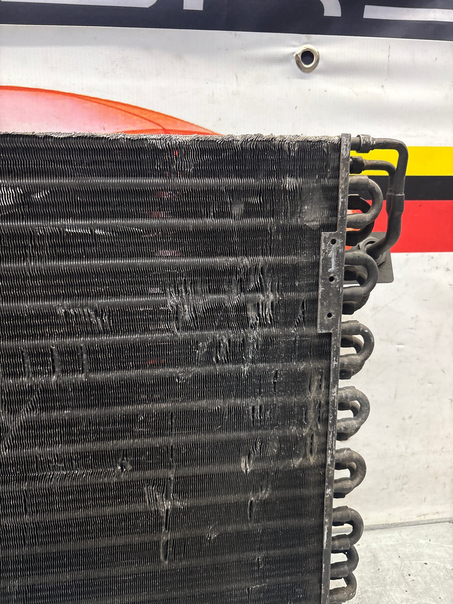 Porsche 928 AC Condenser, used 92857314303