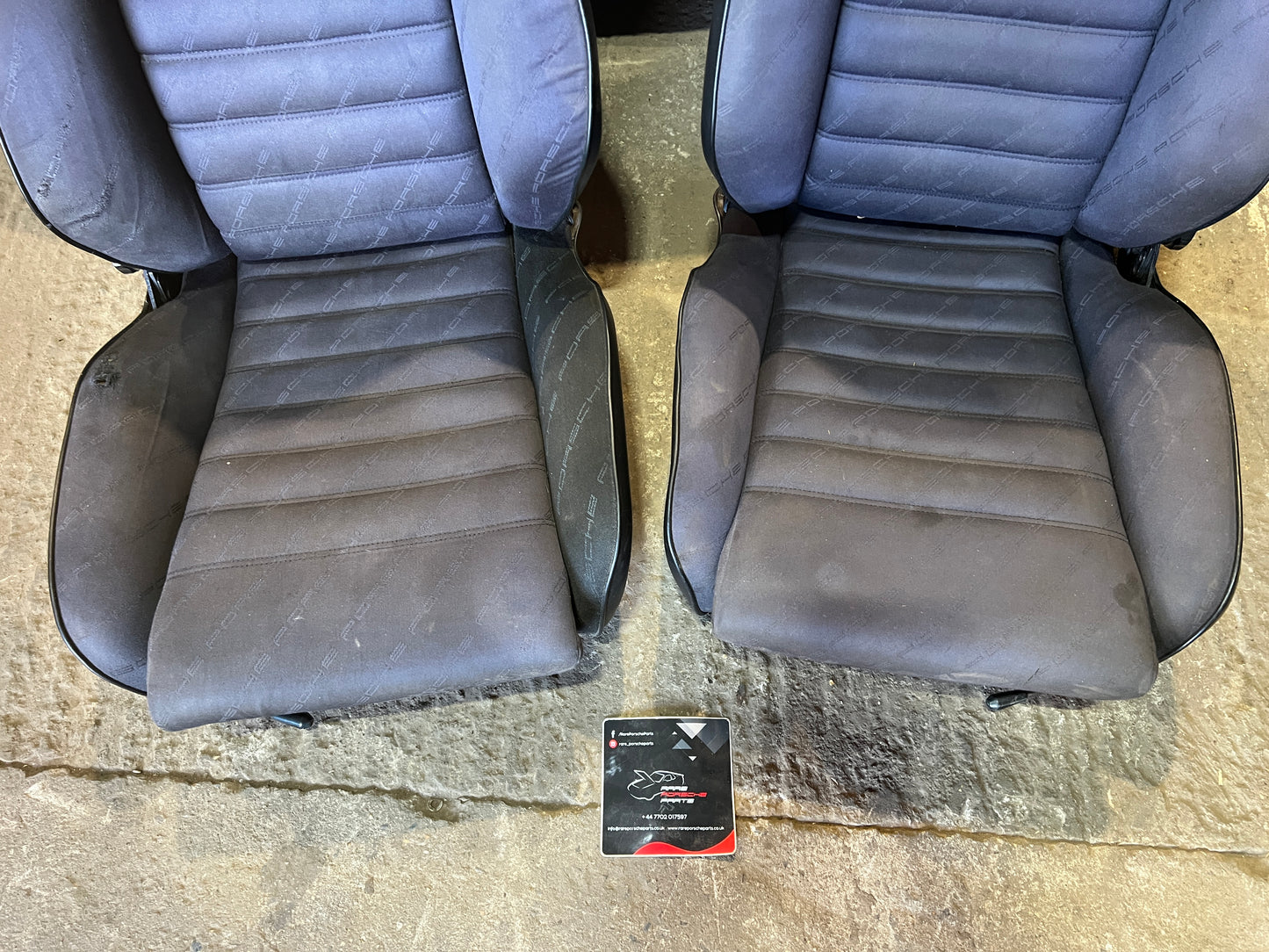 Porsche 924 / early 944 pair of Recaro sport seats, early type, used front seats only