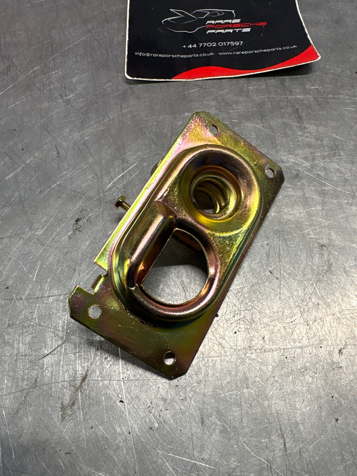 Porsche 928 lid lock lower part, refurbished 92851102702