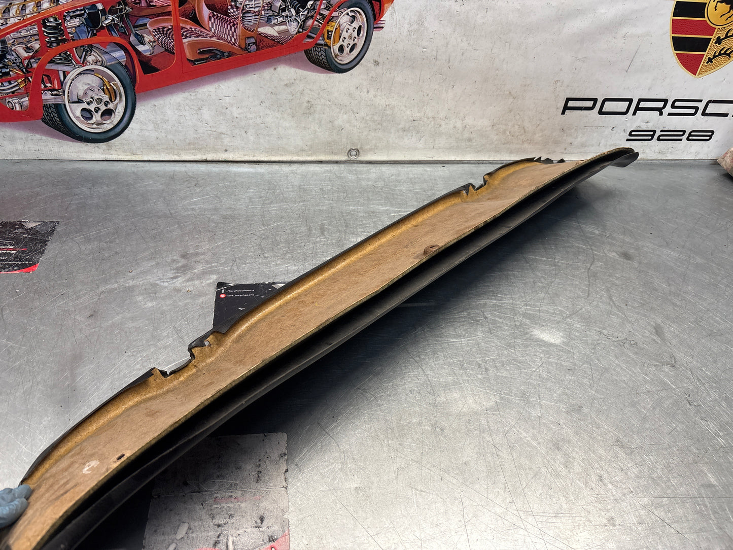 Porsche 924 944 sunroof mechanism trim panel Black 1984 onwards 94455594100
