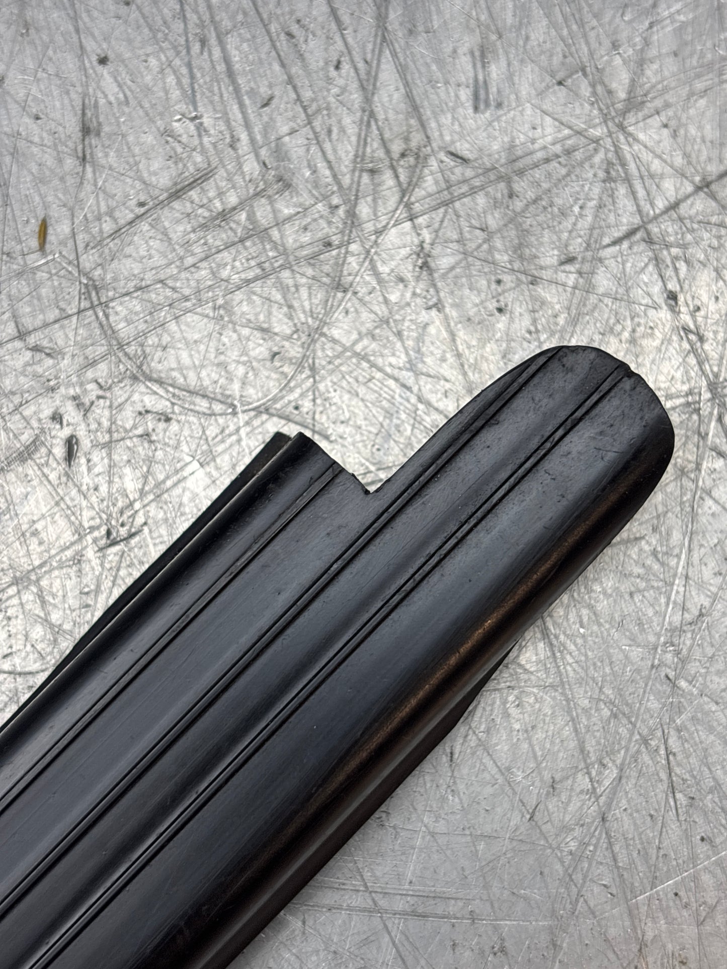 Porsche 944 convertible, cabrio left sill trim, scuff plate used 94455112100 cracked