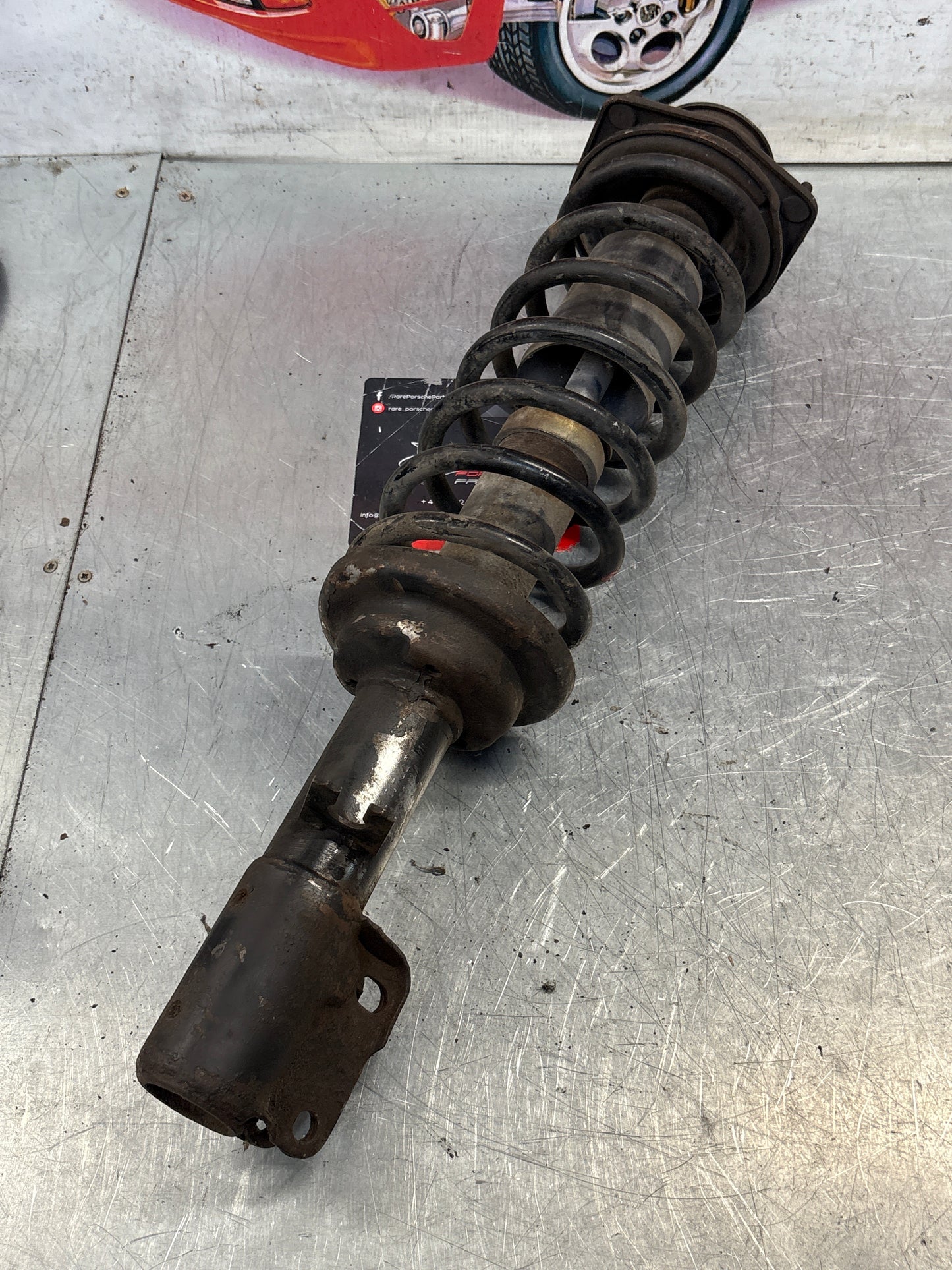 Porsche 924 Front shock absorber, used 477412031E